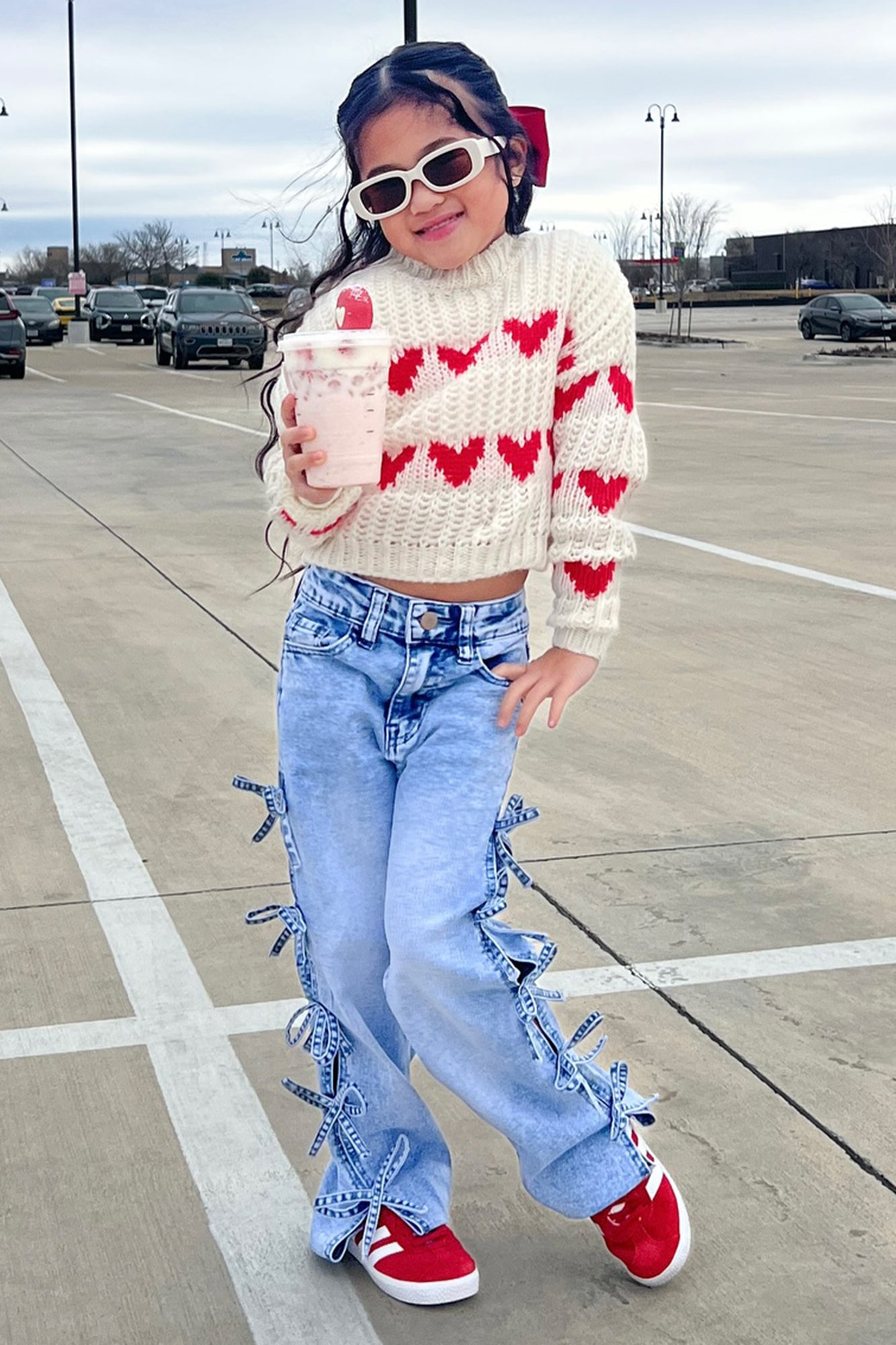 Mini Fiona Bow Jeans