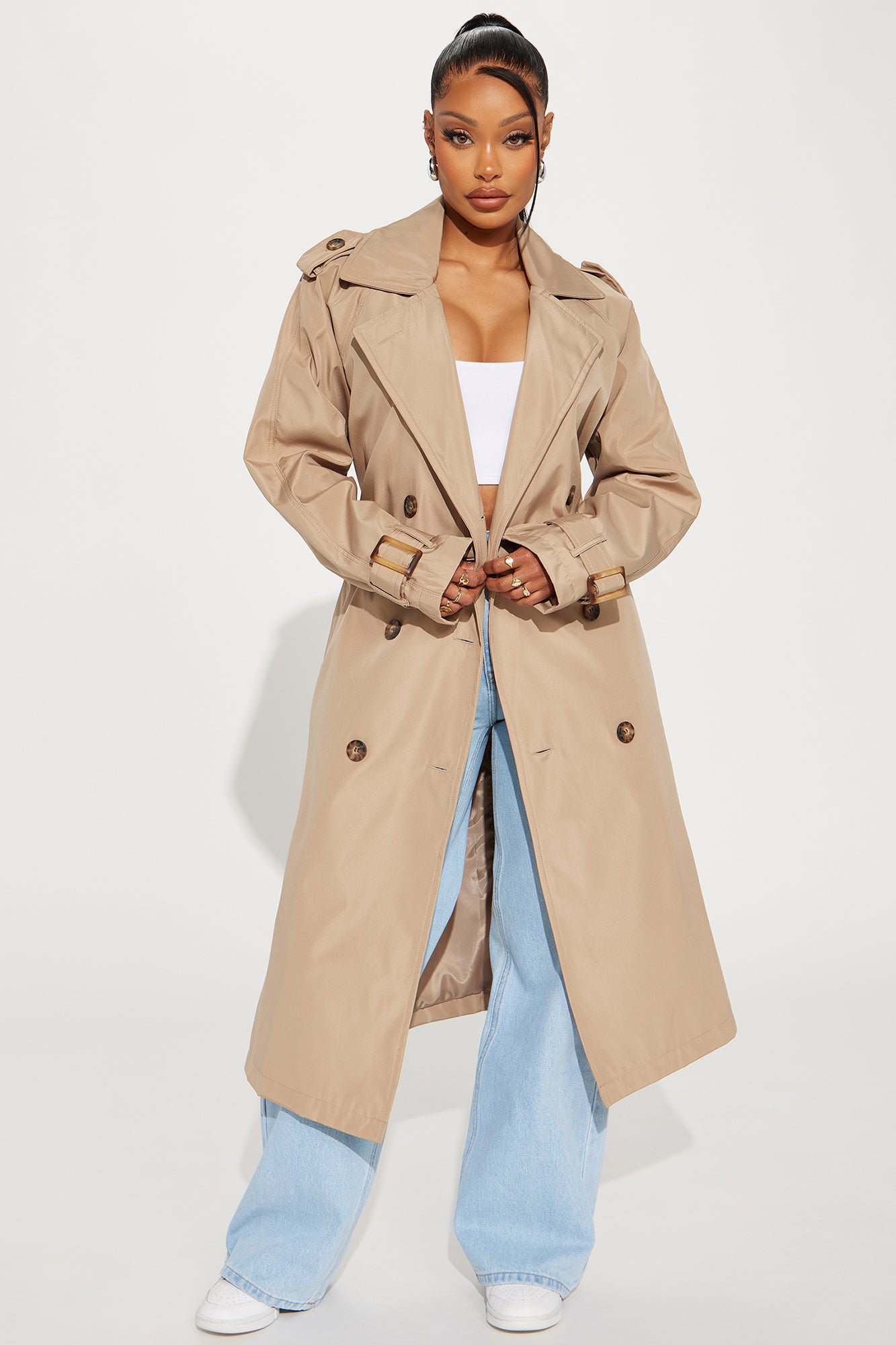 Keep Your Promise Trench Coat