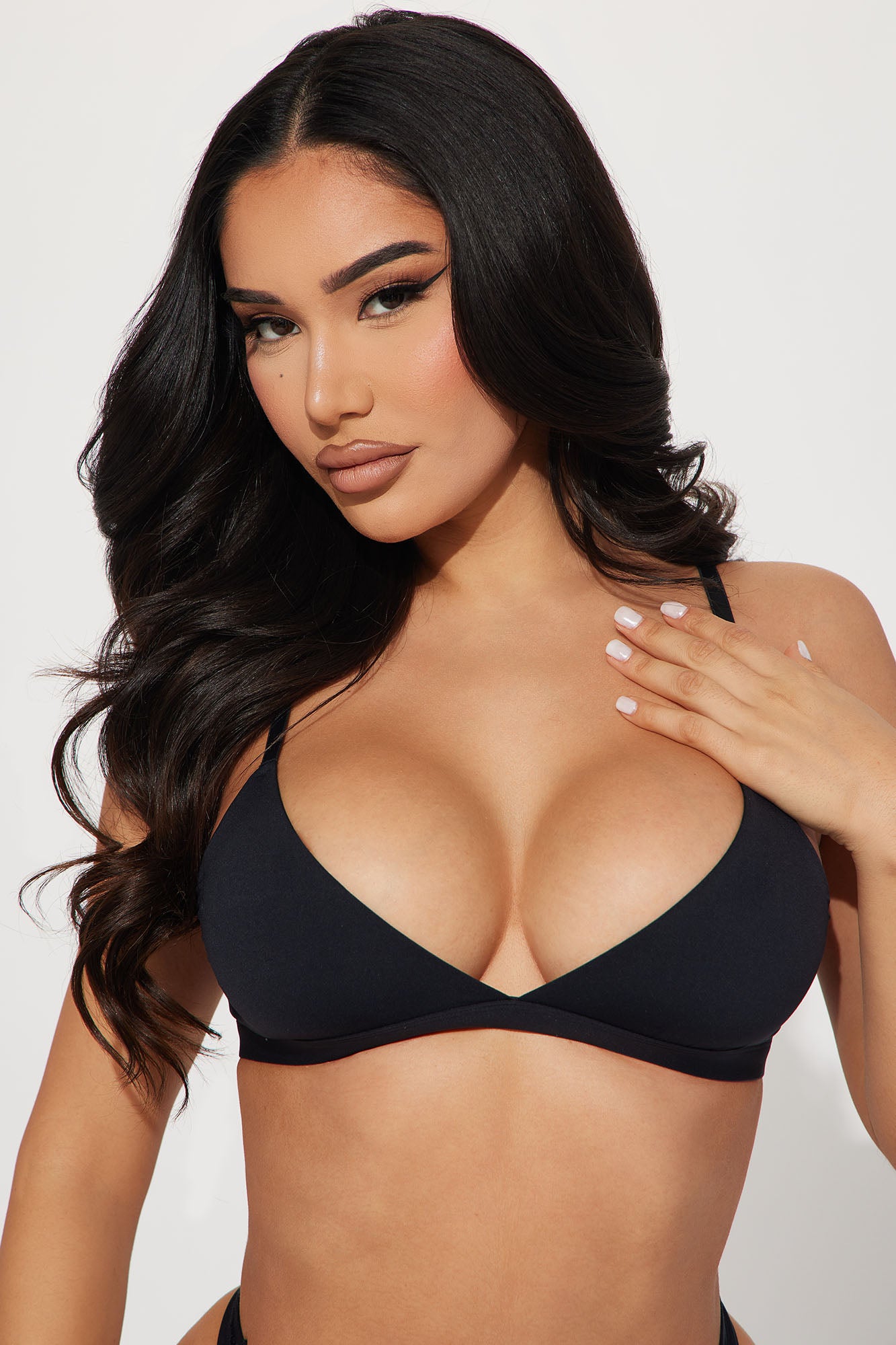 Light As A Feather Microfiber Triangle Bralette