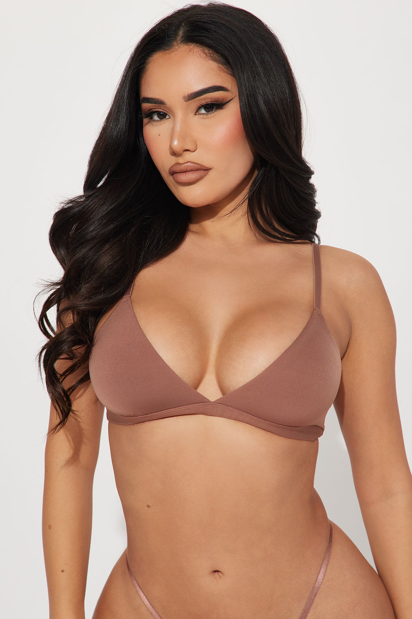 Light As A Feather Microfiber Triangle Bralette