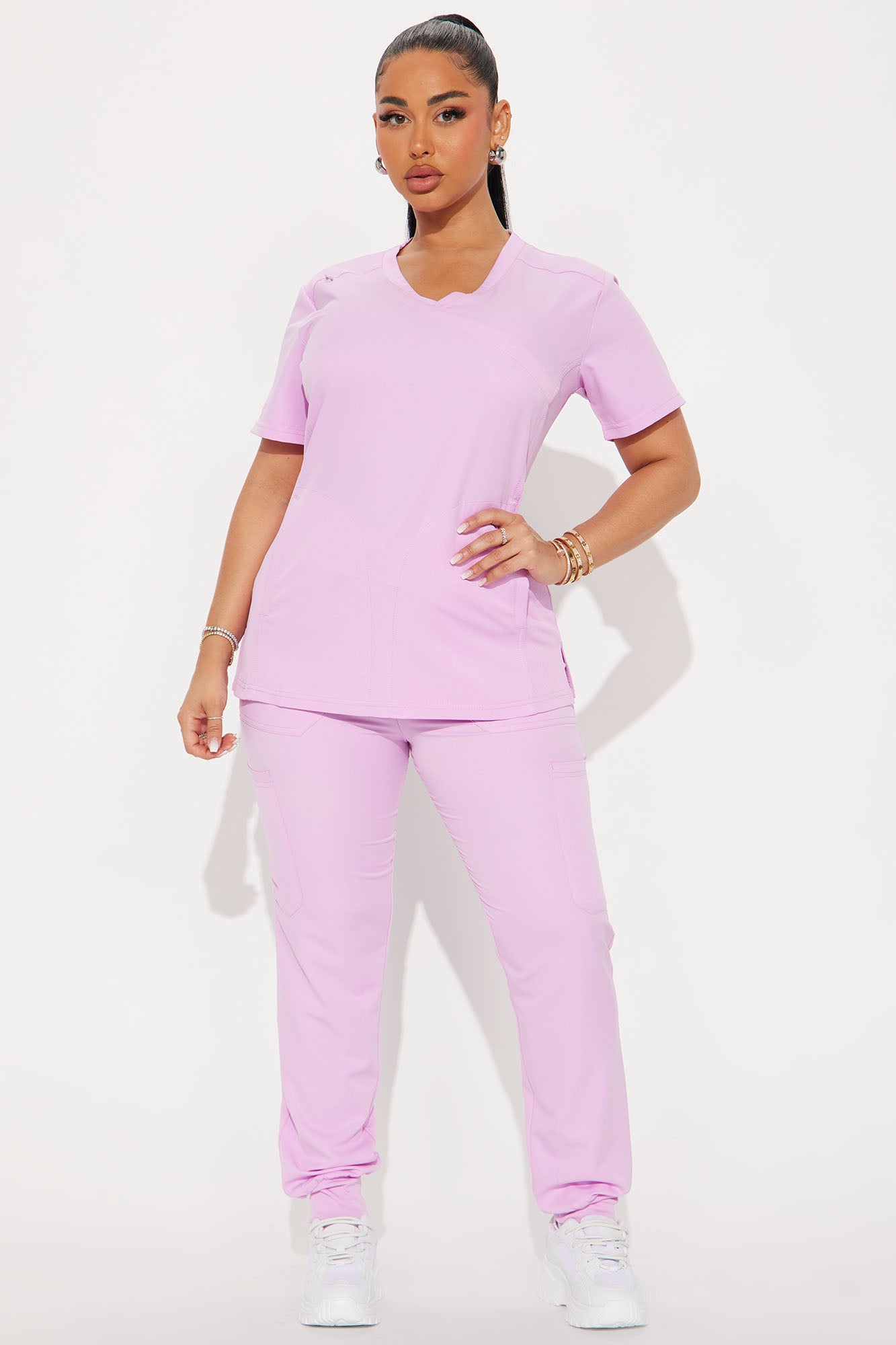 Get To Work Stretch Uniform Scrub Jogger Set