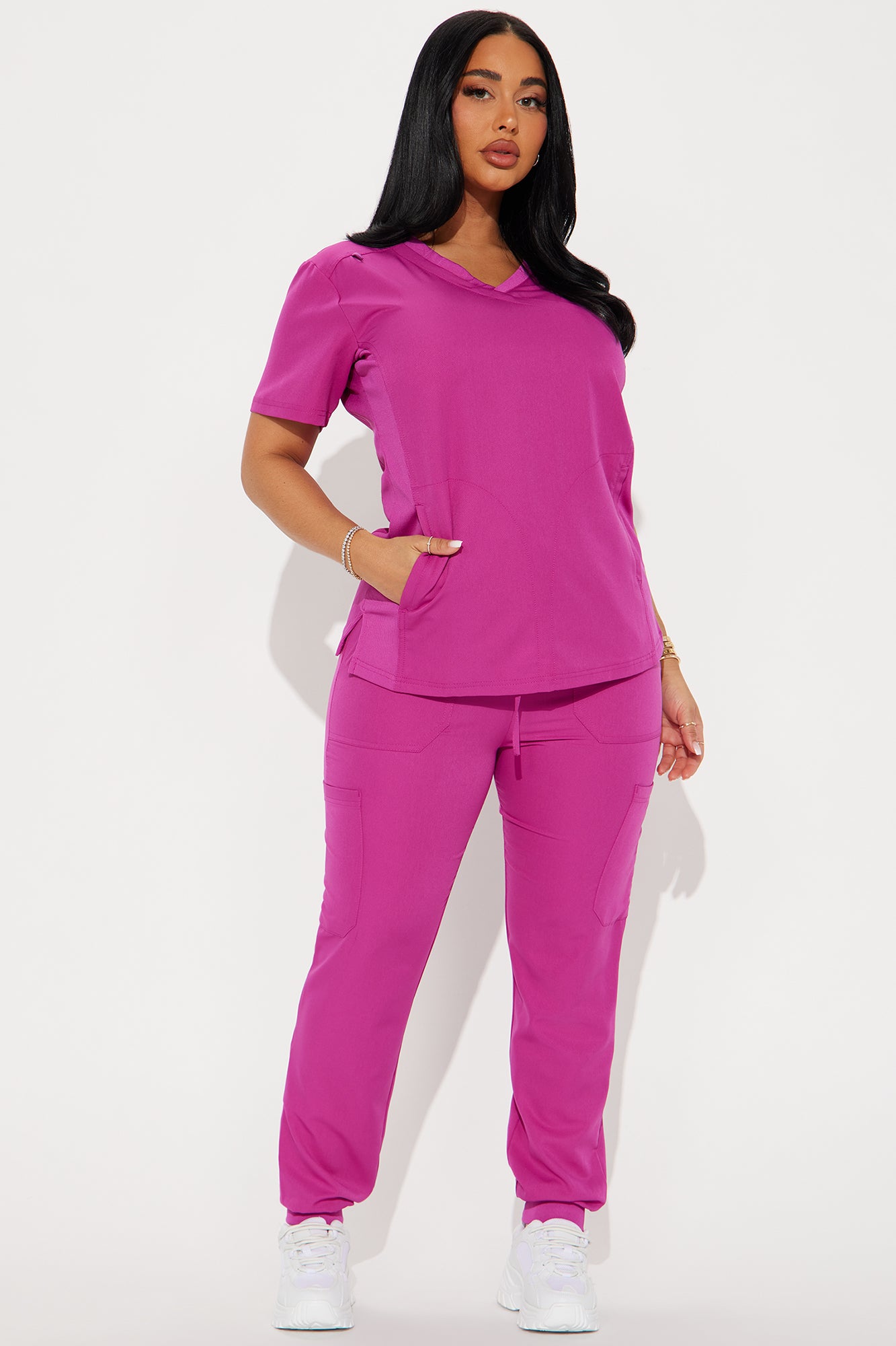 Get To Work Stretch Uniform Scrub Jogger Set