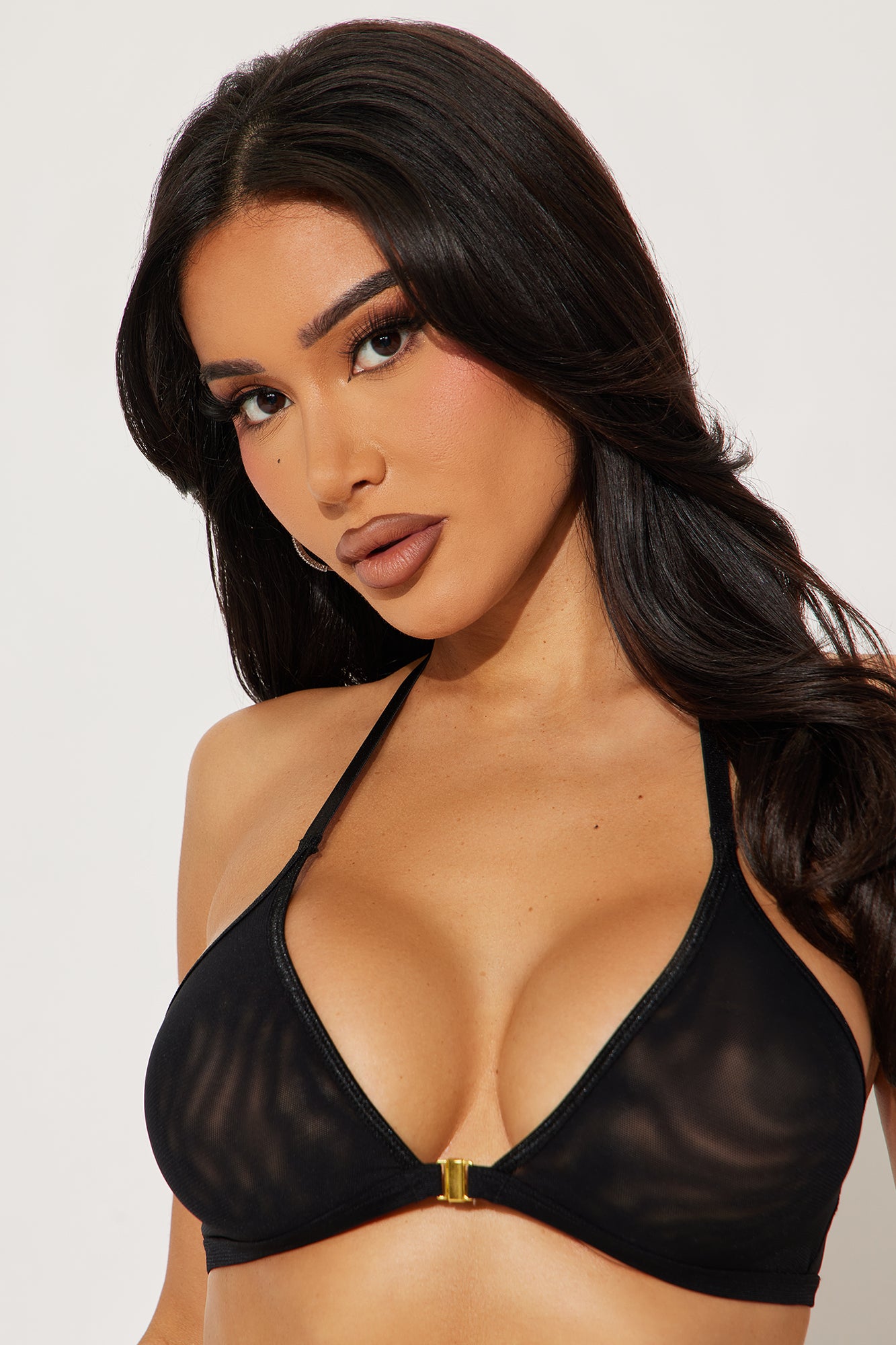 Sheer Seduction Mesh T Back Bralette