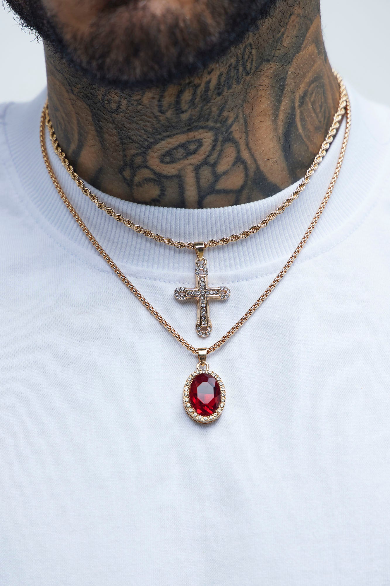 Seekers Cross Necklace Set