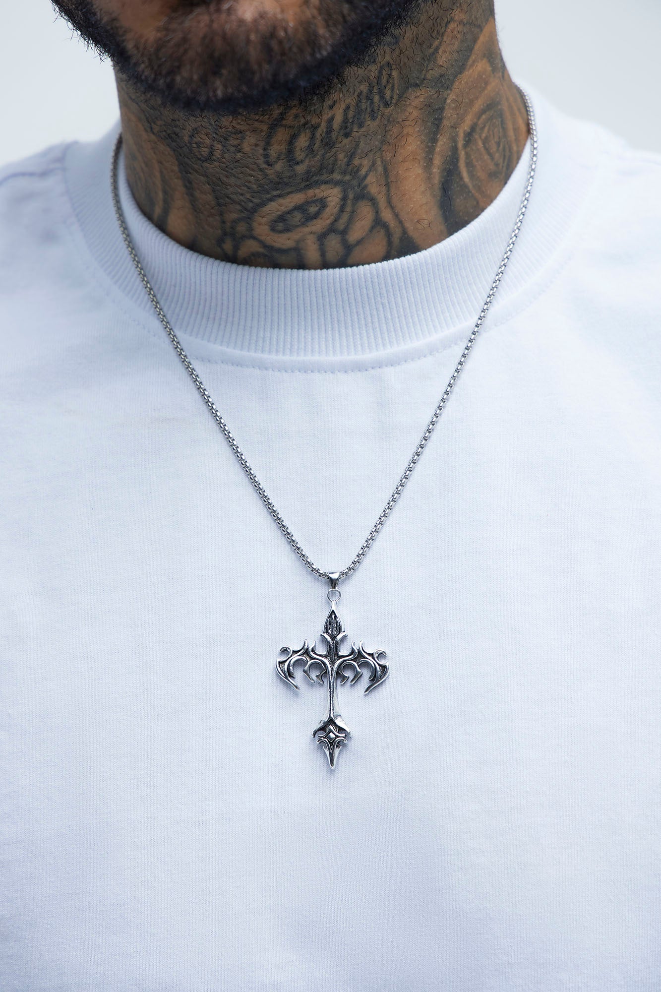 Solitude Cross Necklace Set