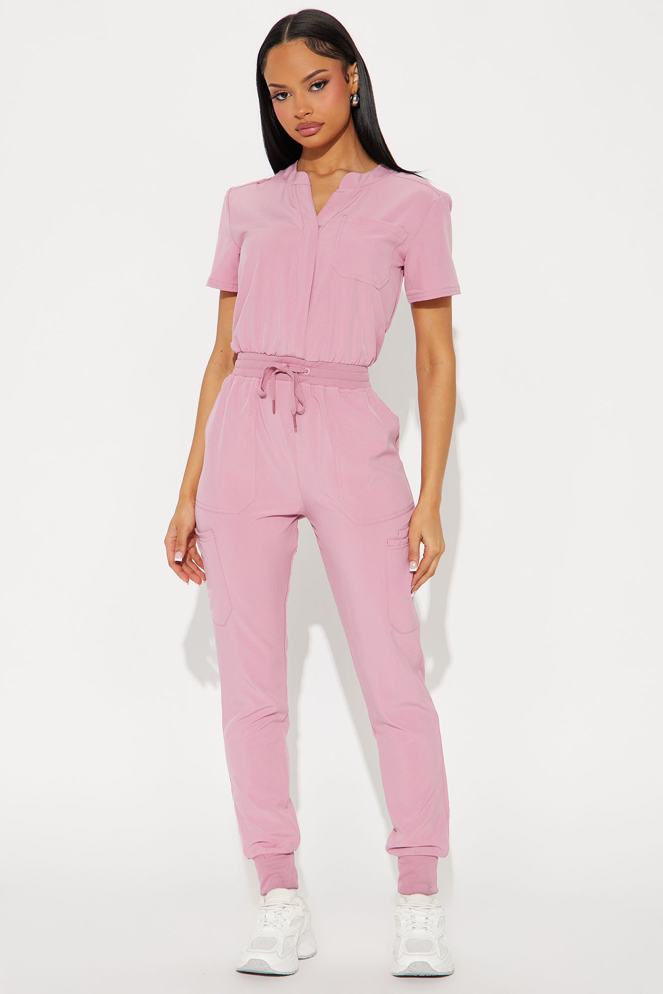 Full Shift Stretch Jogger Scrub Uniform Jumpsuit