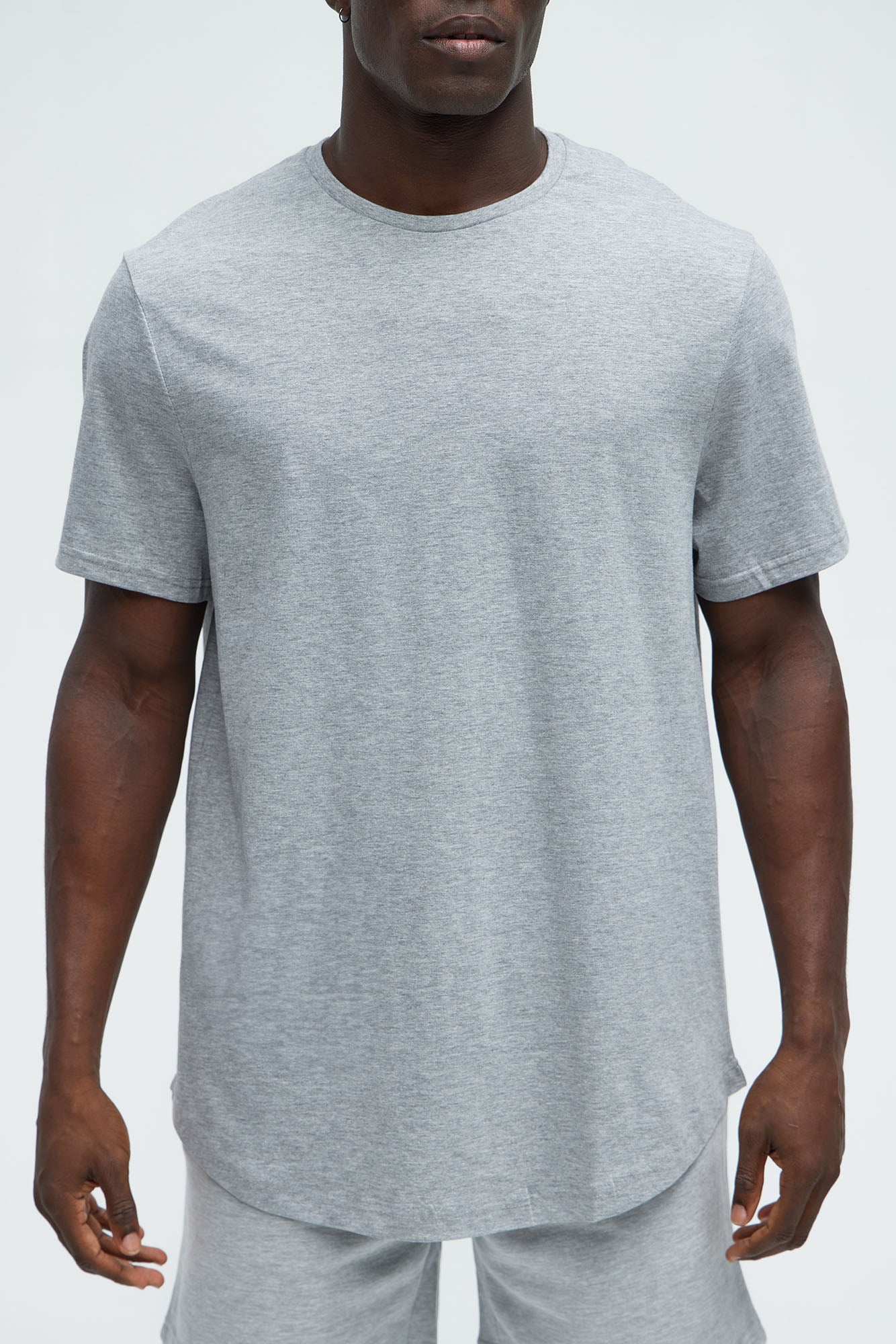 Essential Short Sleeve Scallop Crew Tee
