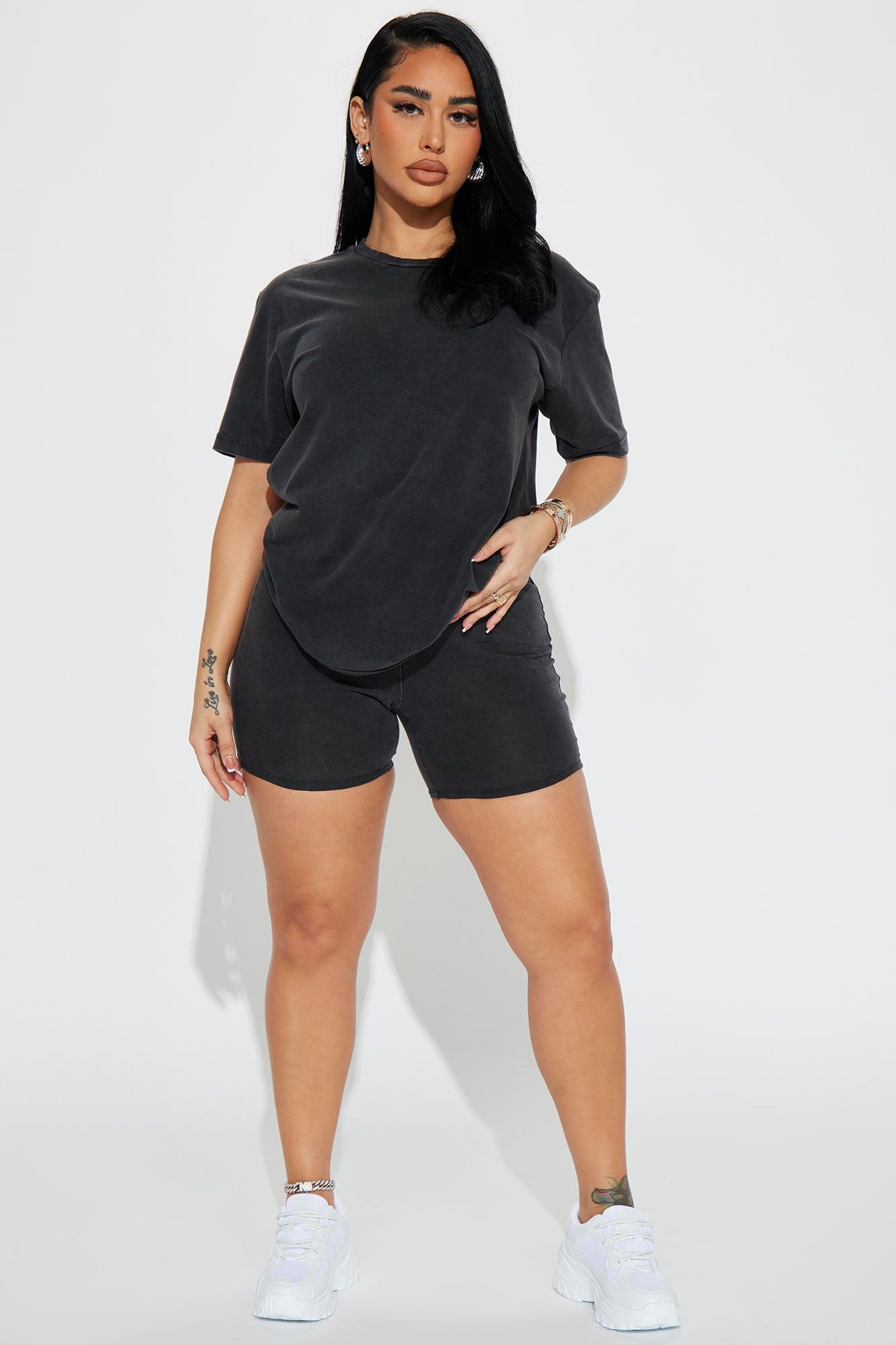 Stepping Out Mineral Wash Short Set