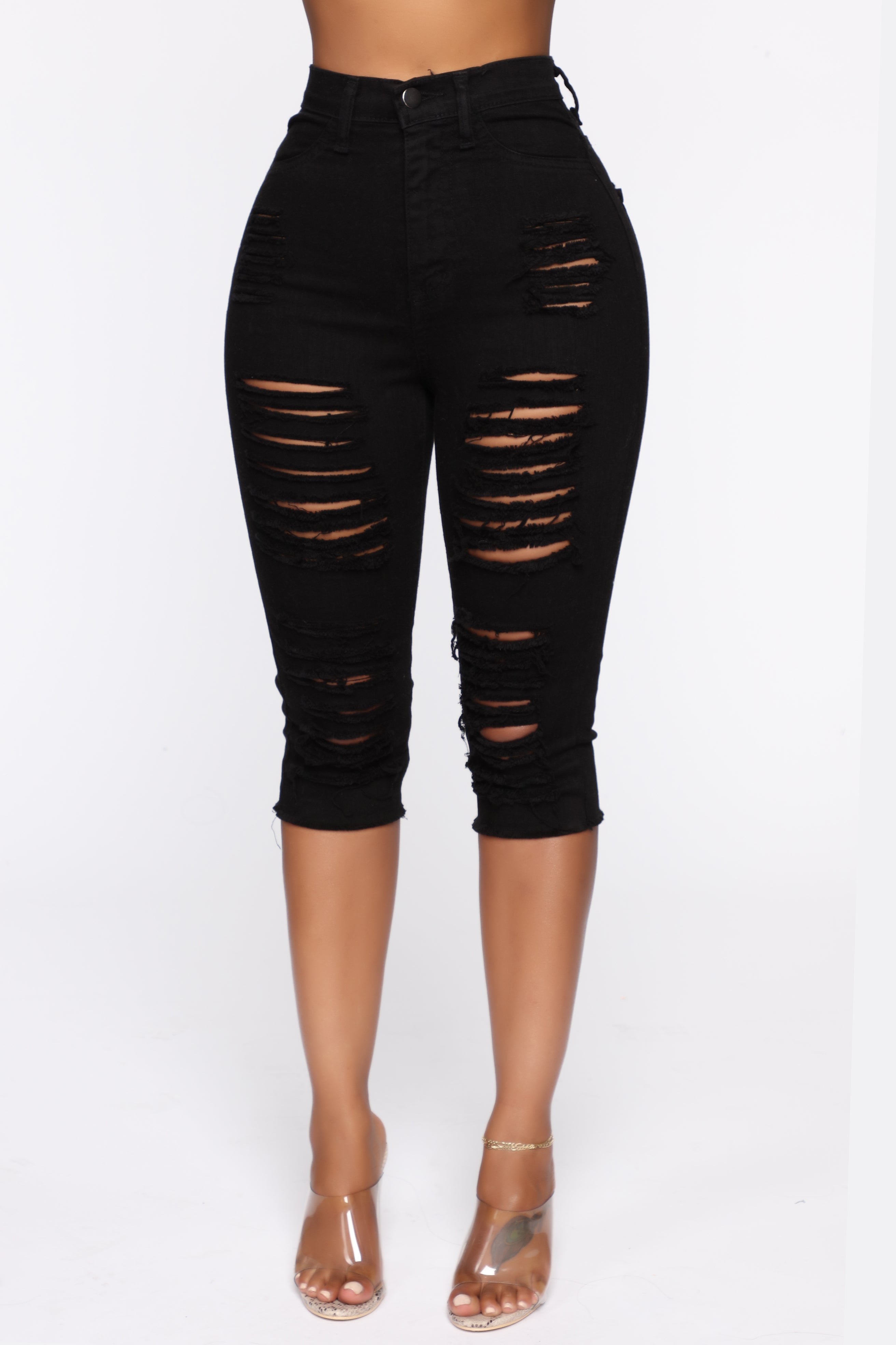 Live In My Skinny Denim Capri Jeans