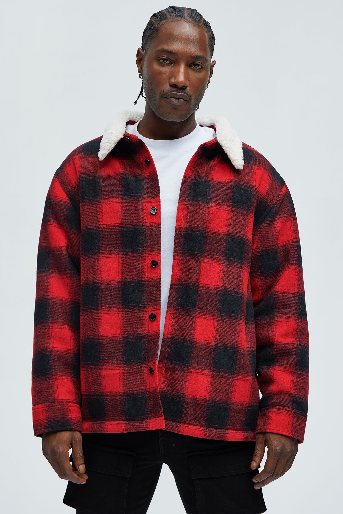 Sherpa Flannel Shacket
