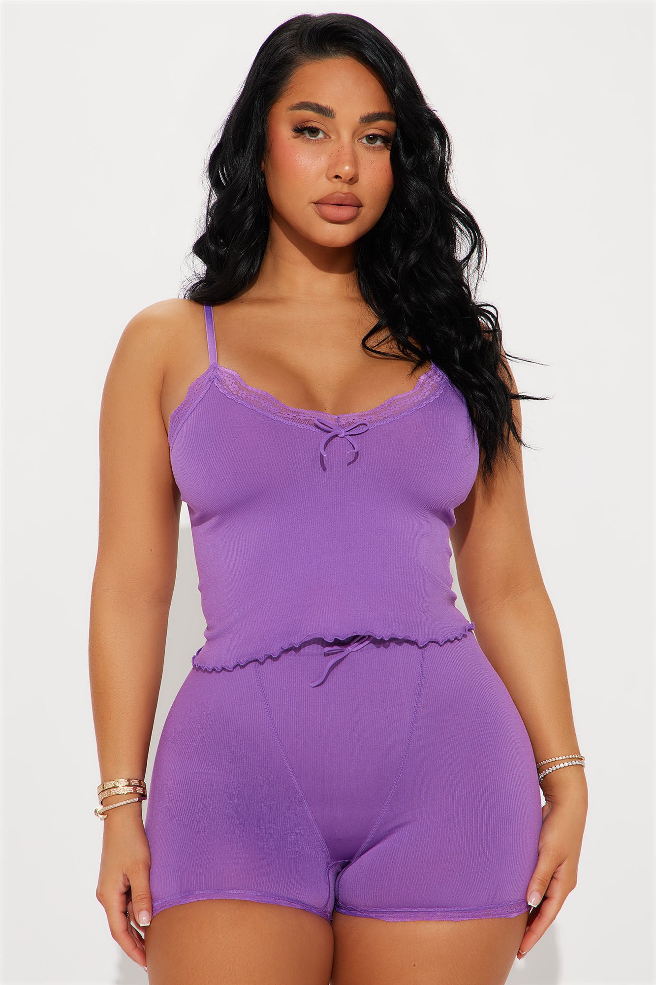 Close To You Seamless Ribbed PJ Short Set