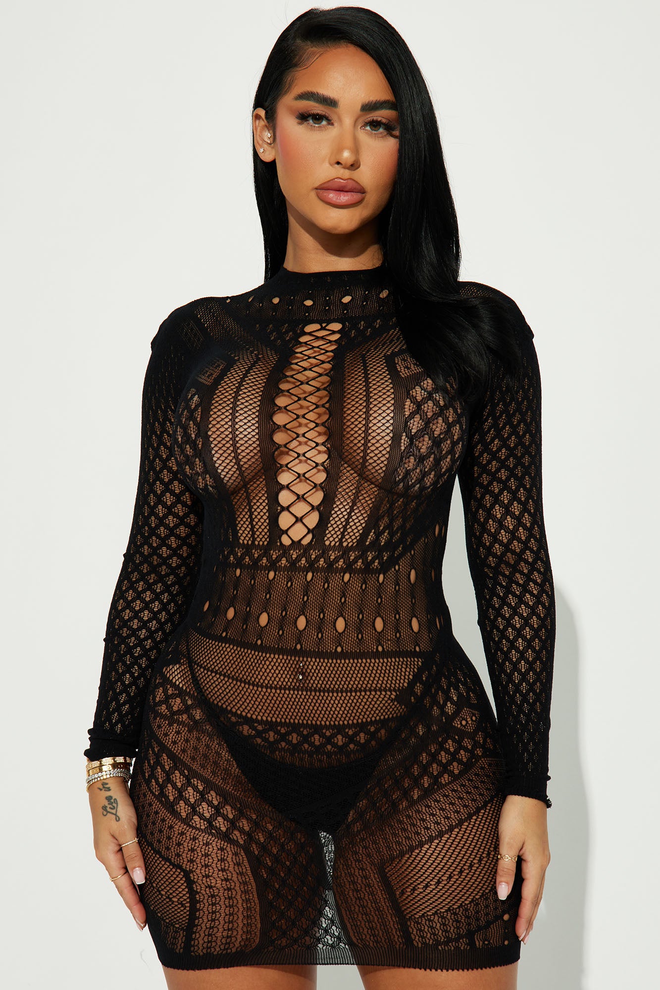 Racing Through Your Mind Bodystocking Dress