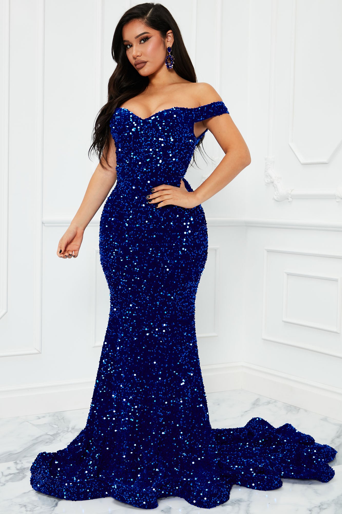 Alora Sequin Maxi Gown