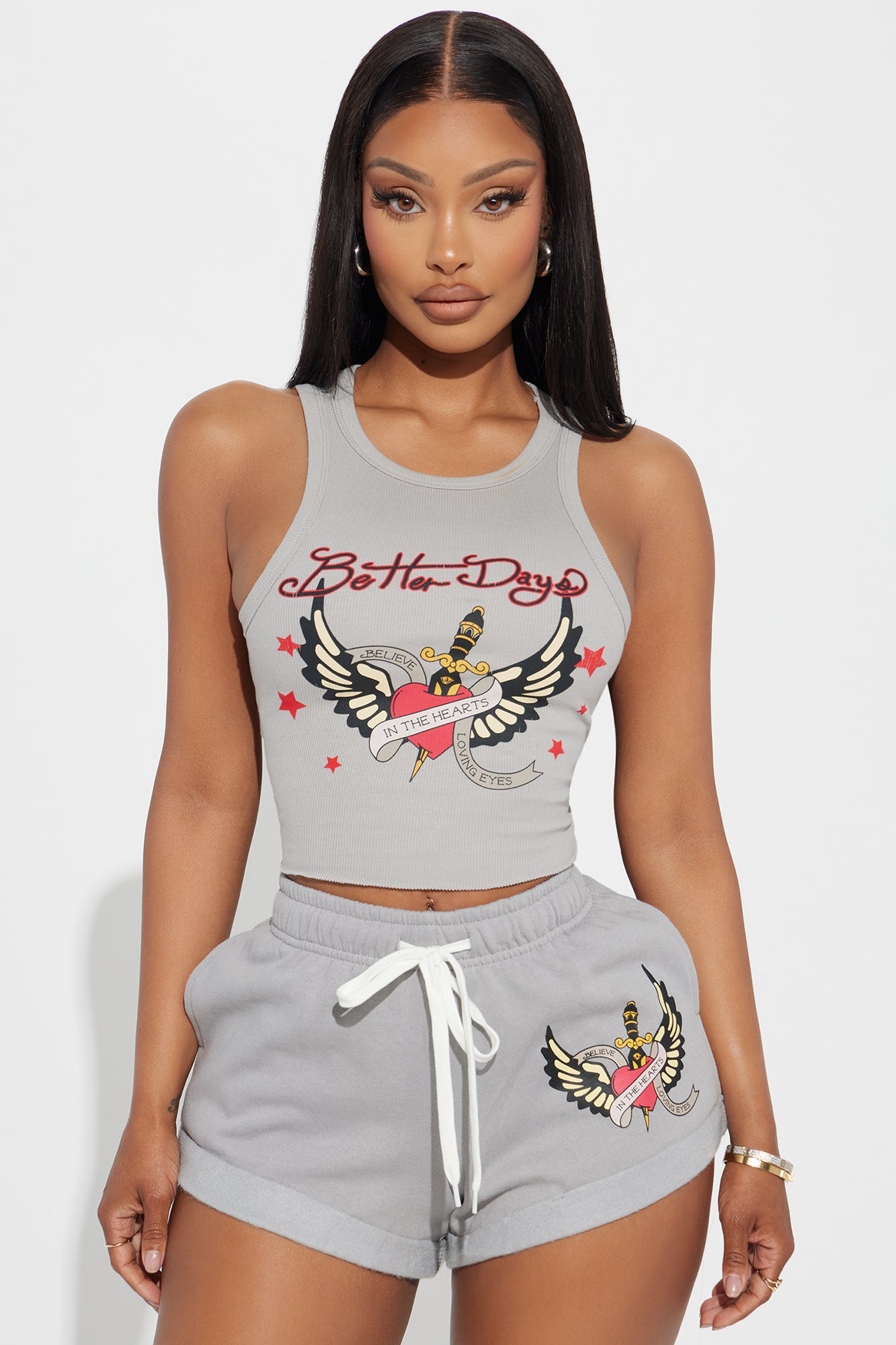 Better Days Heart & Dagger Tank Top