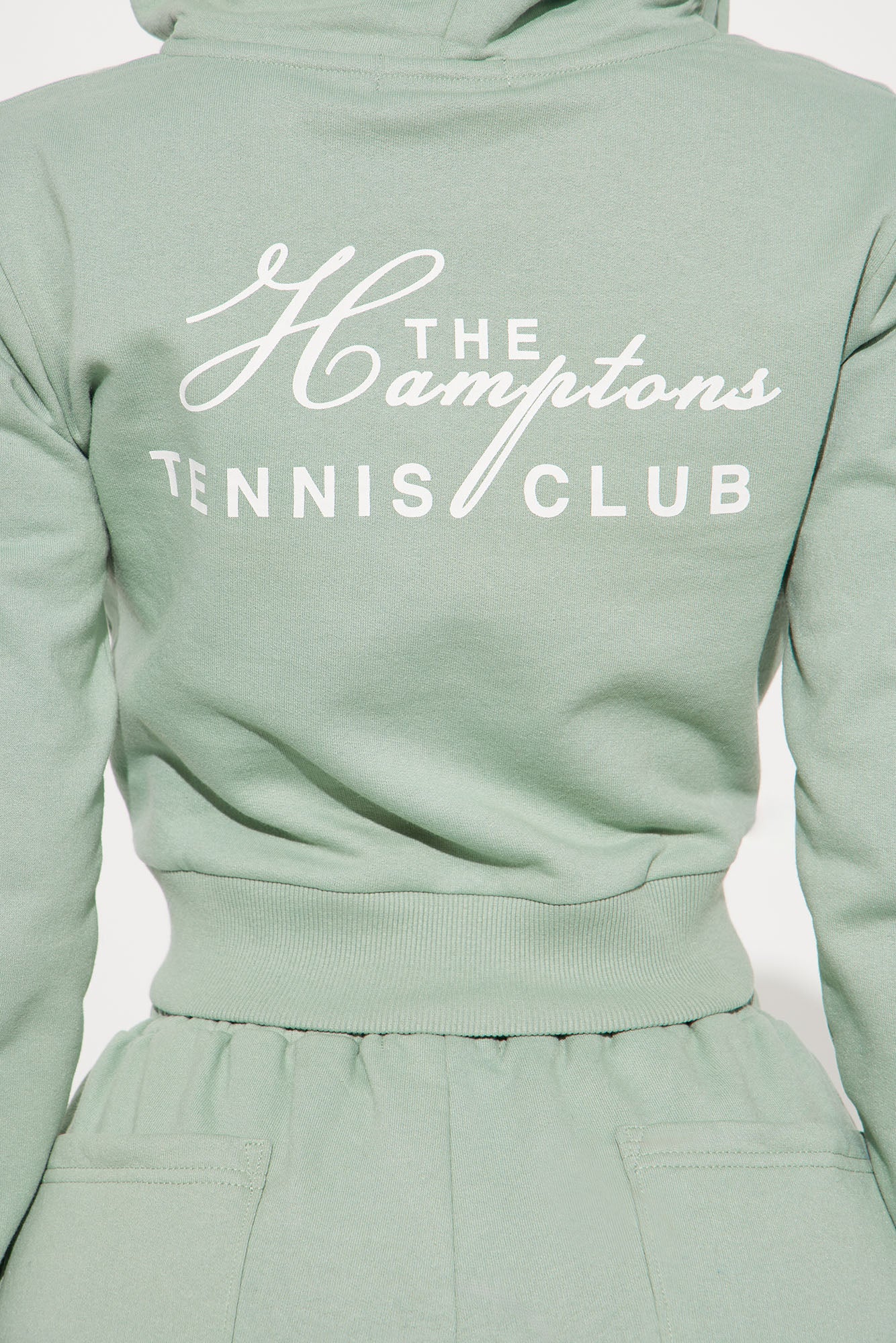 Hamptons Tennis Club Zip Front Hoodie