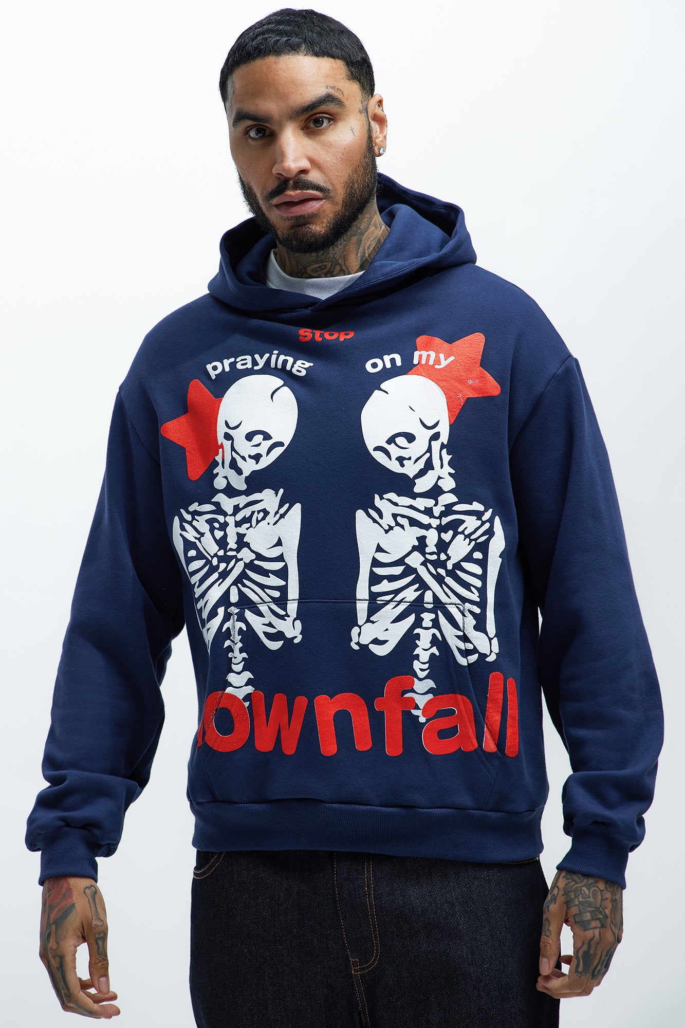 Praying On My Downfall Hoodie