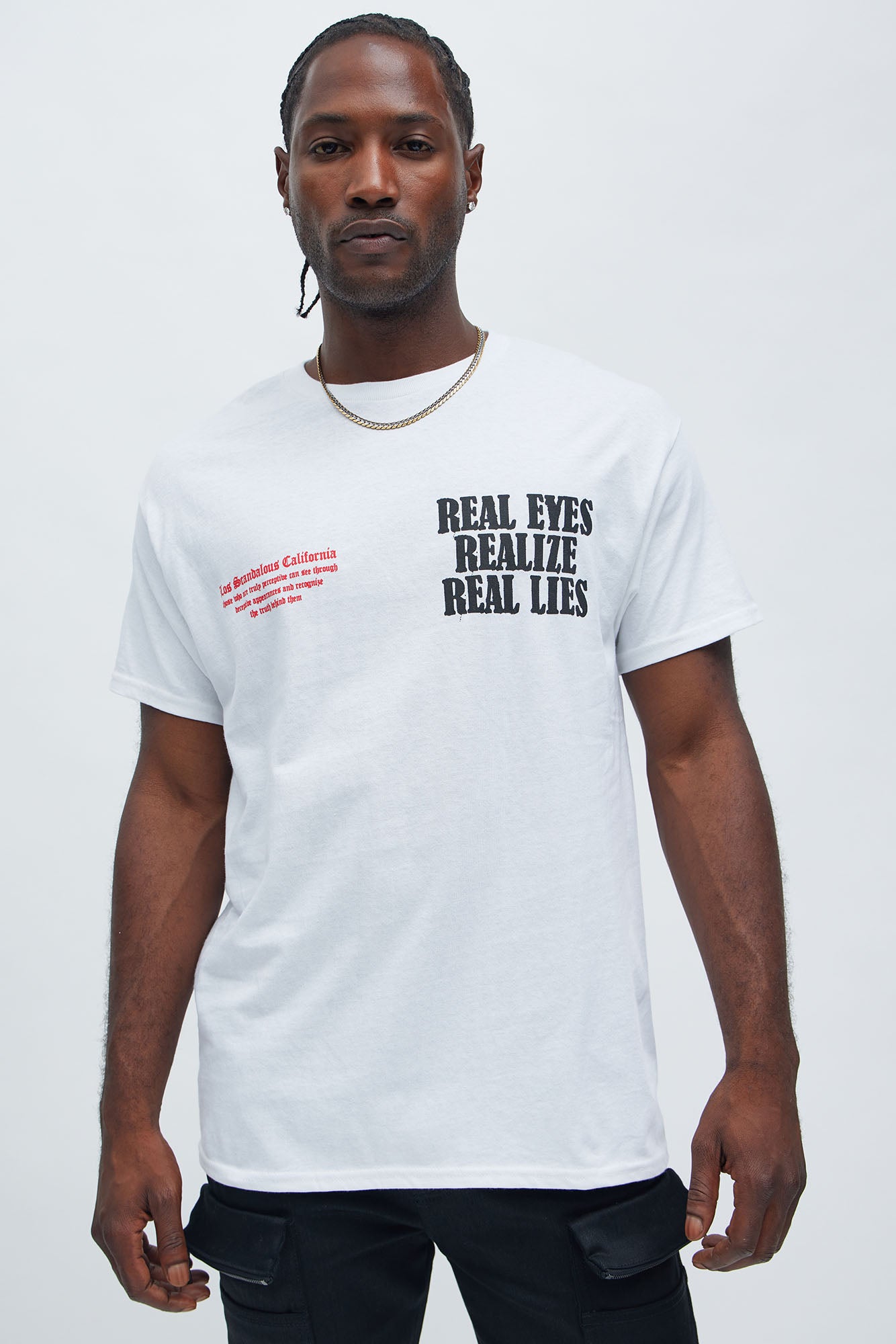 Real Eyes Realize Real Lies Short Sleeve Tee