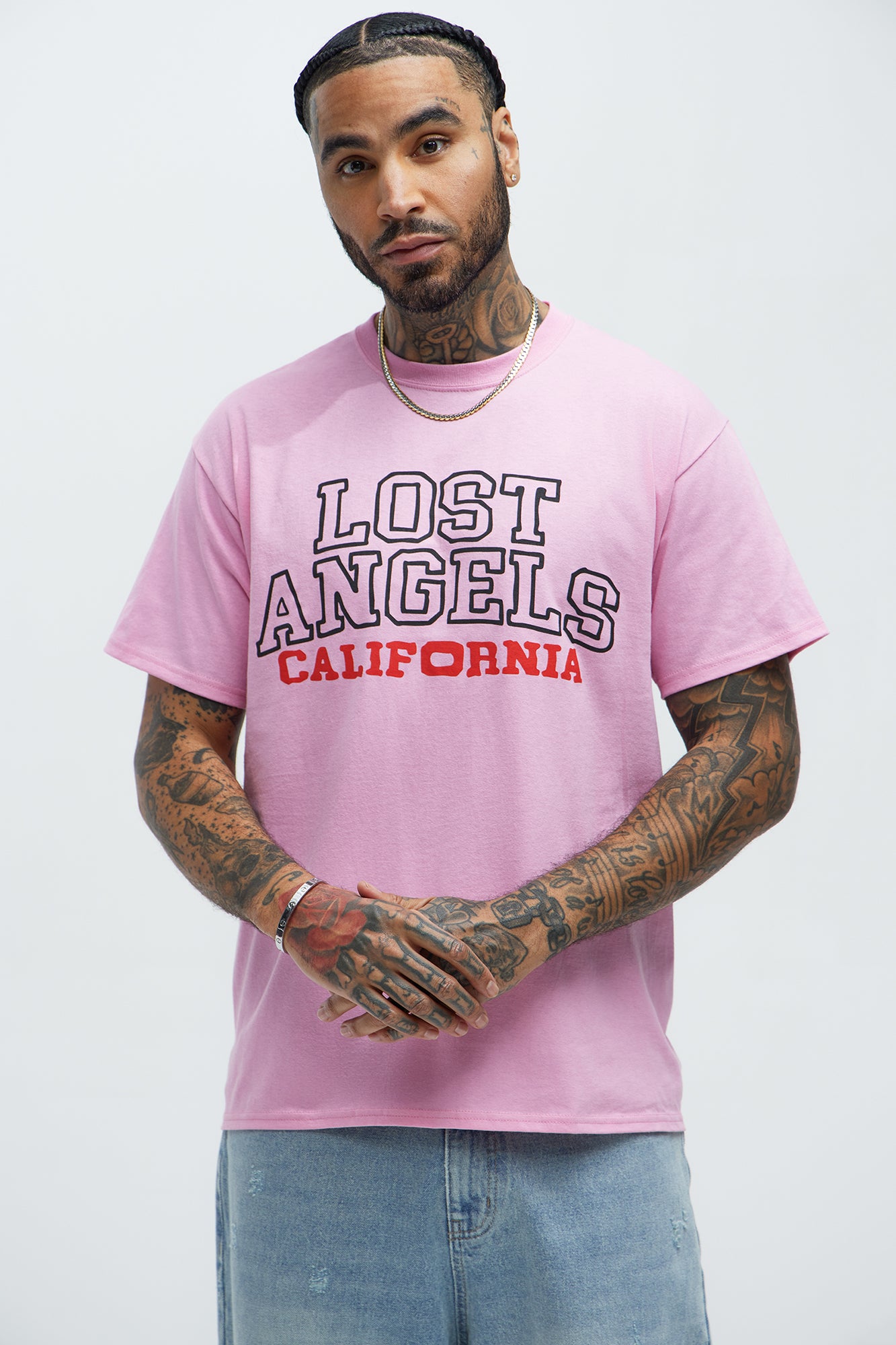 LA In Line Short Sleeve Oversized Tee