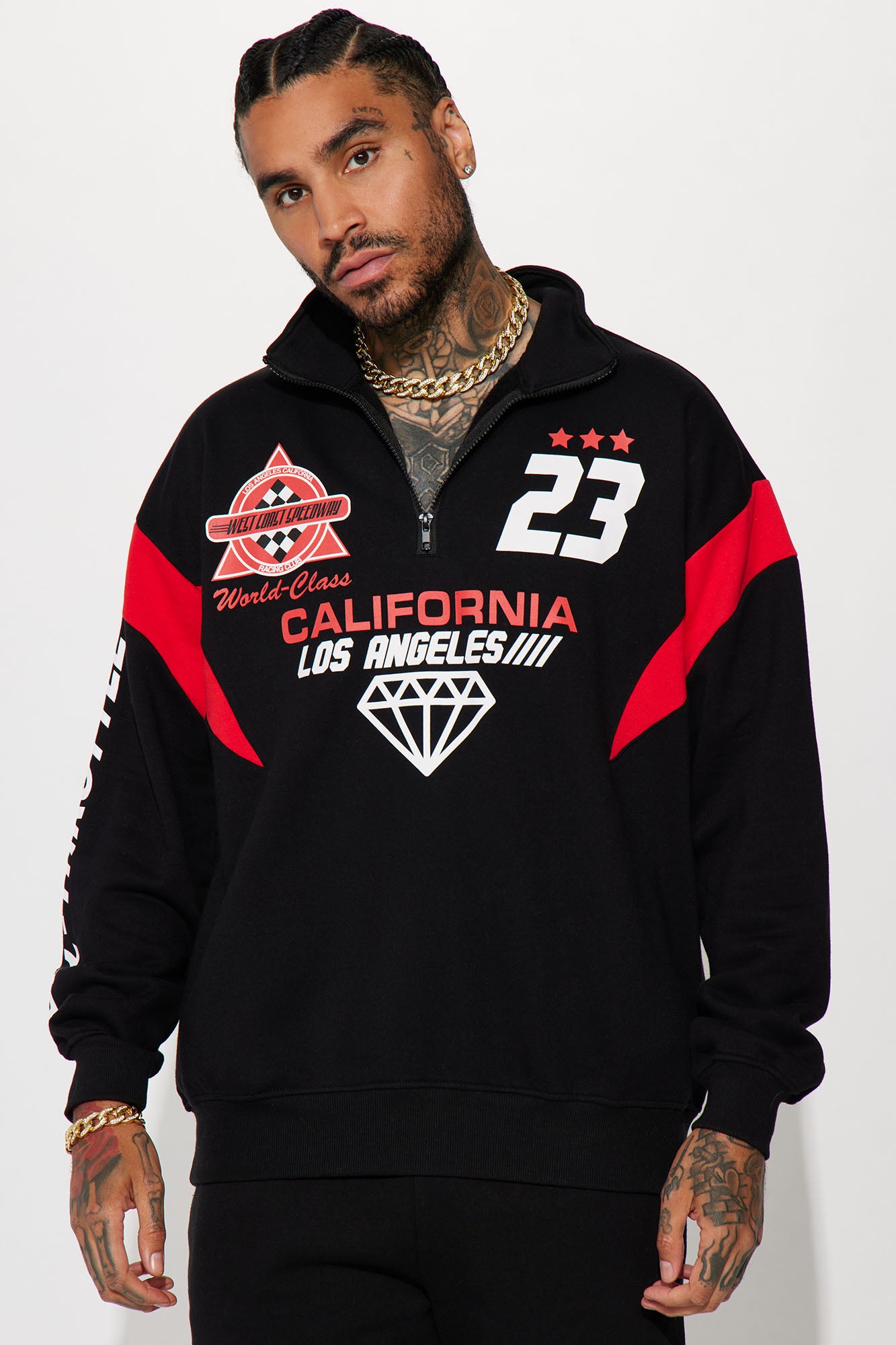 CA Motorsports Quarter Zip Sweatshirt