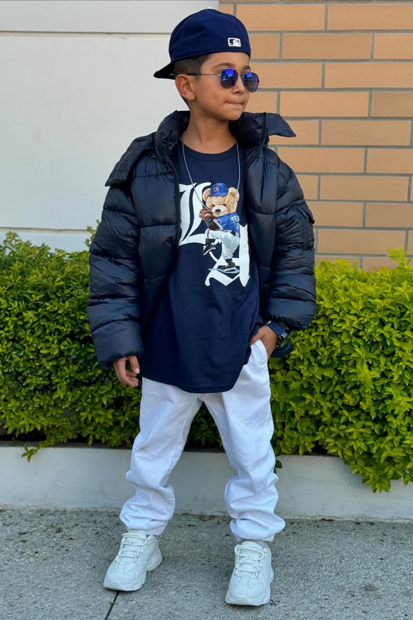 Mini L.A. Teddy Short Sleeve Tee