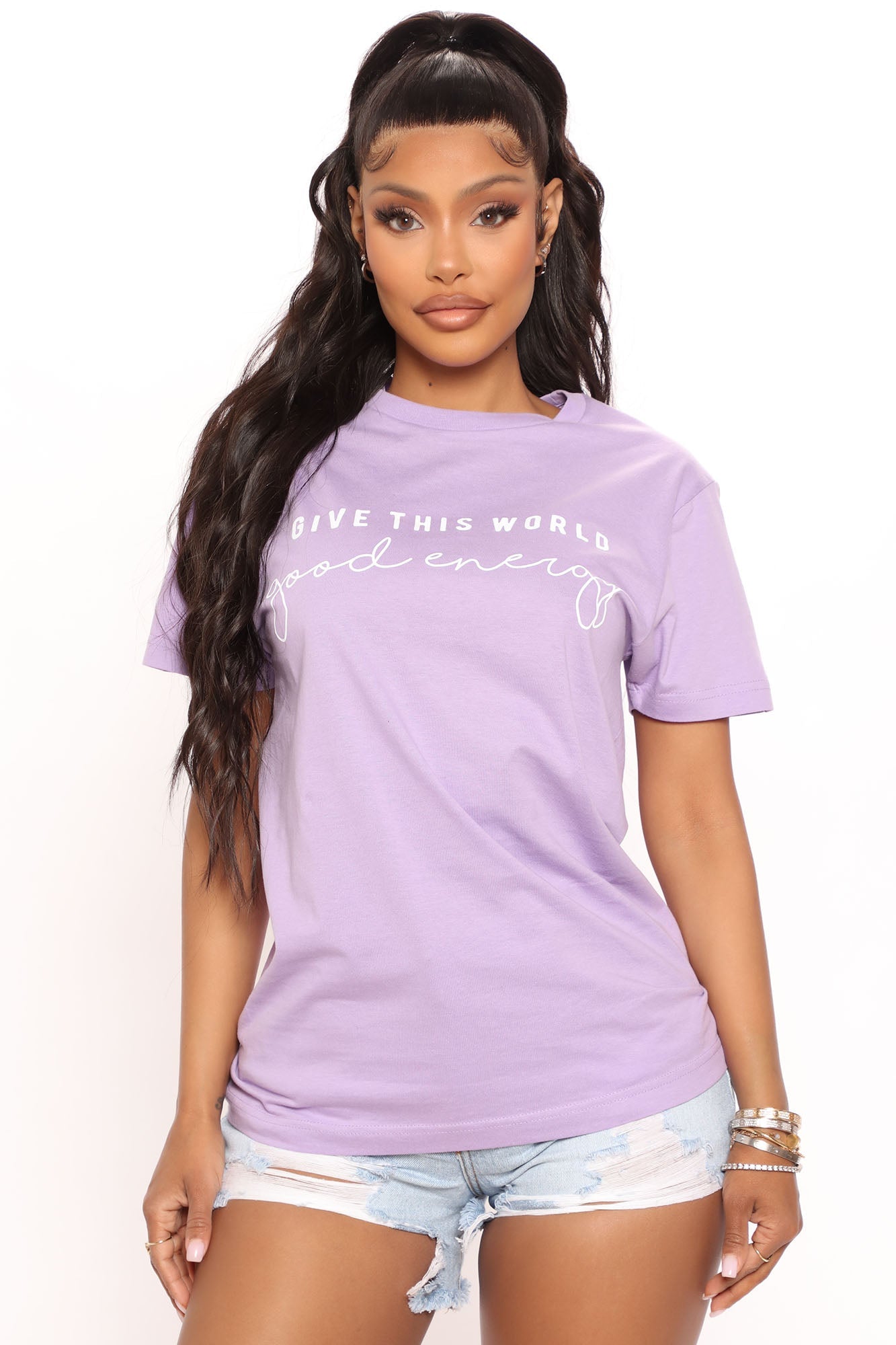 Give This World Good Energy Short Sleeve Tee