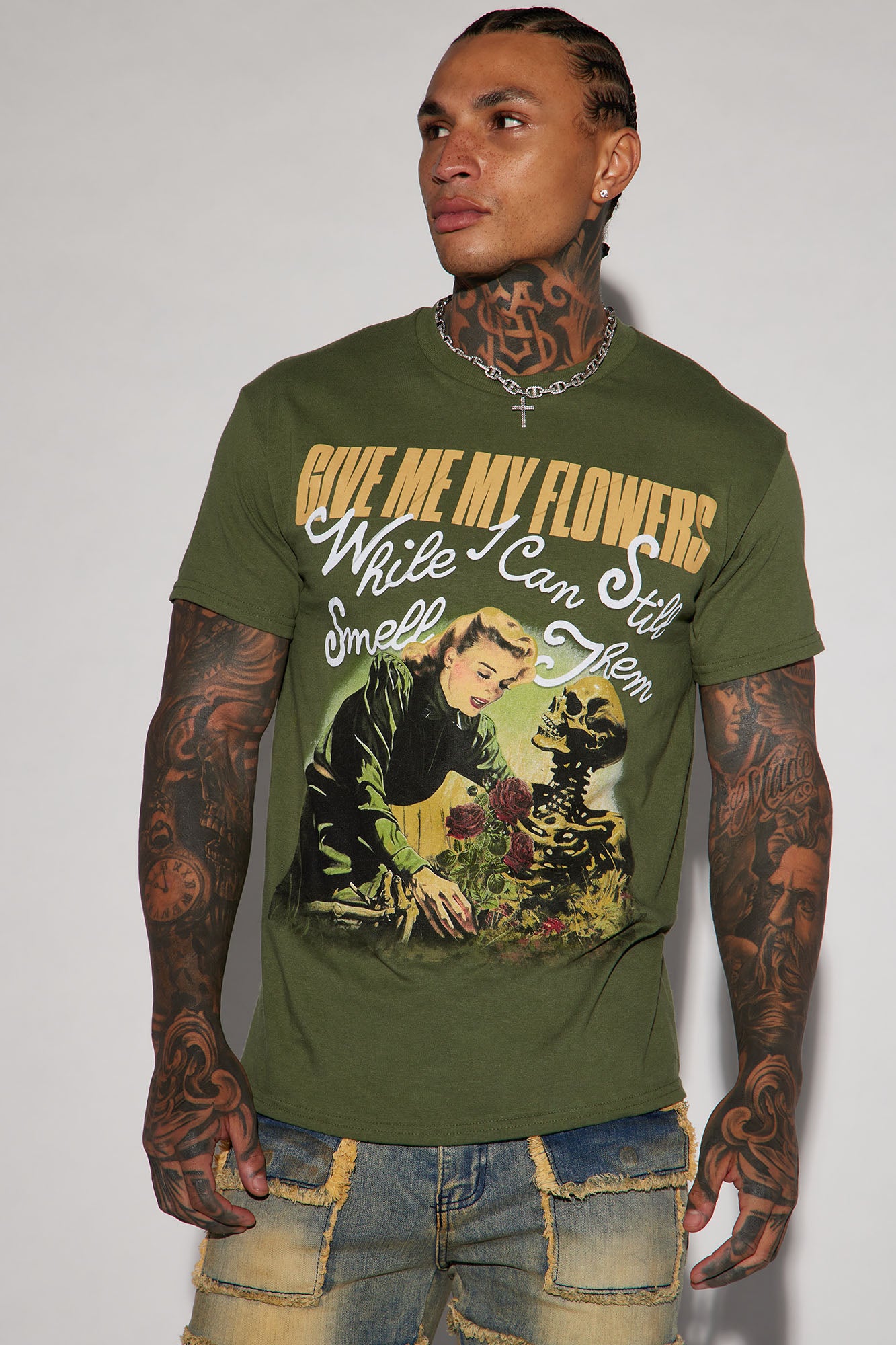 Give Me My Flowers Short Sleeve Tee