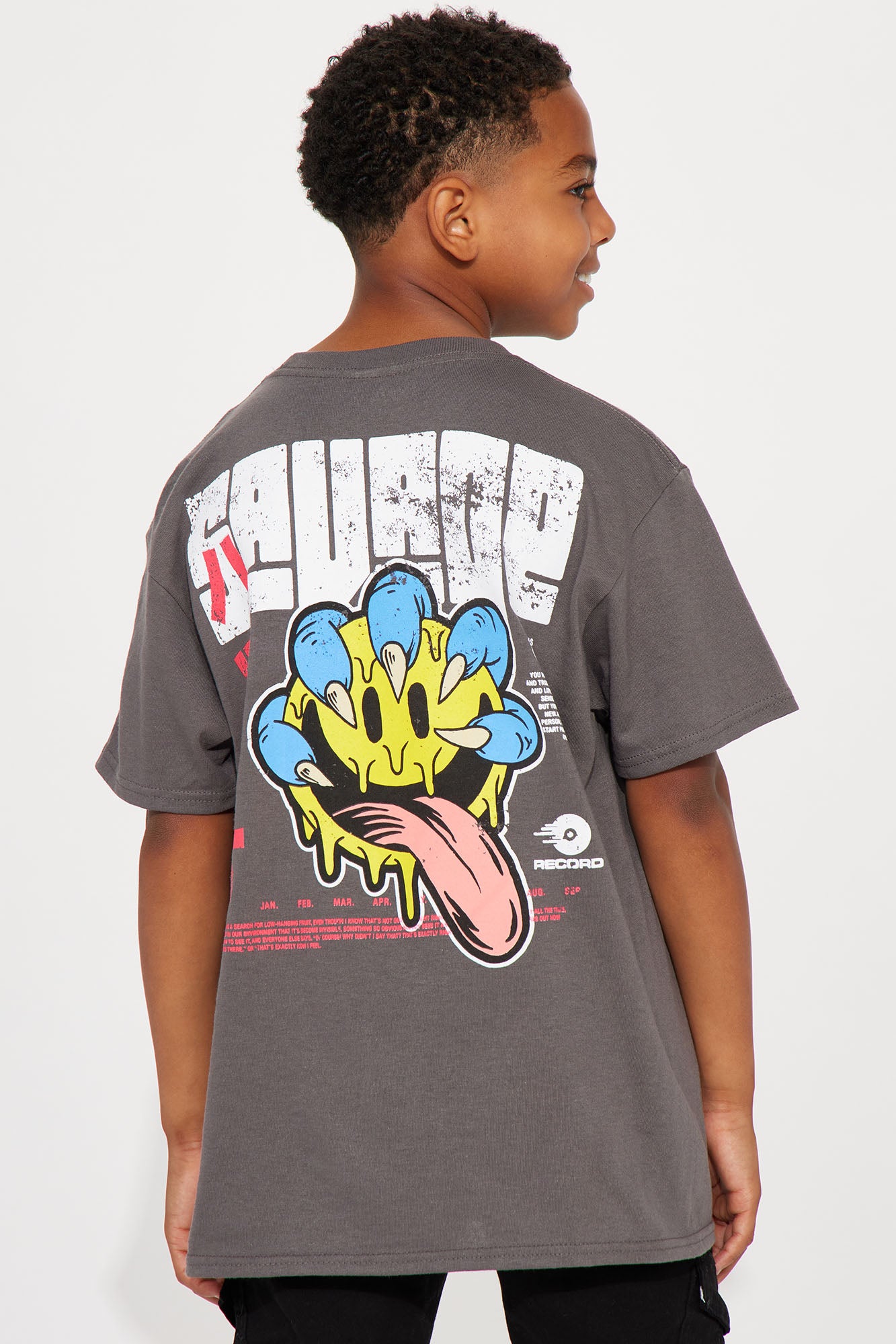 Mini Savage Smiley Short Sleeve Tee