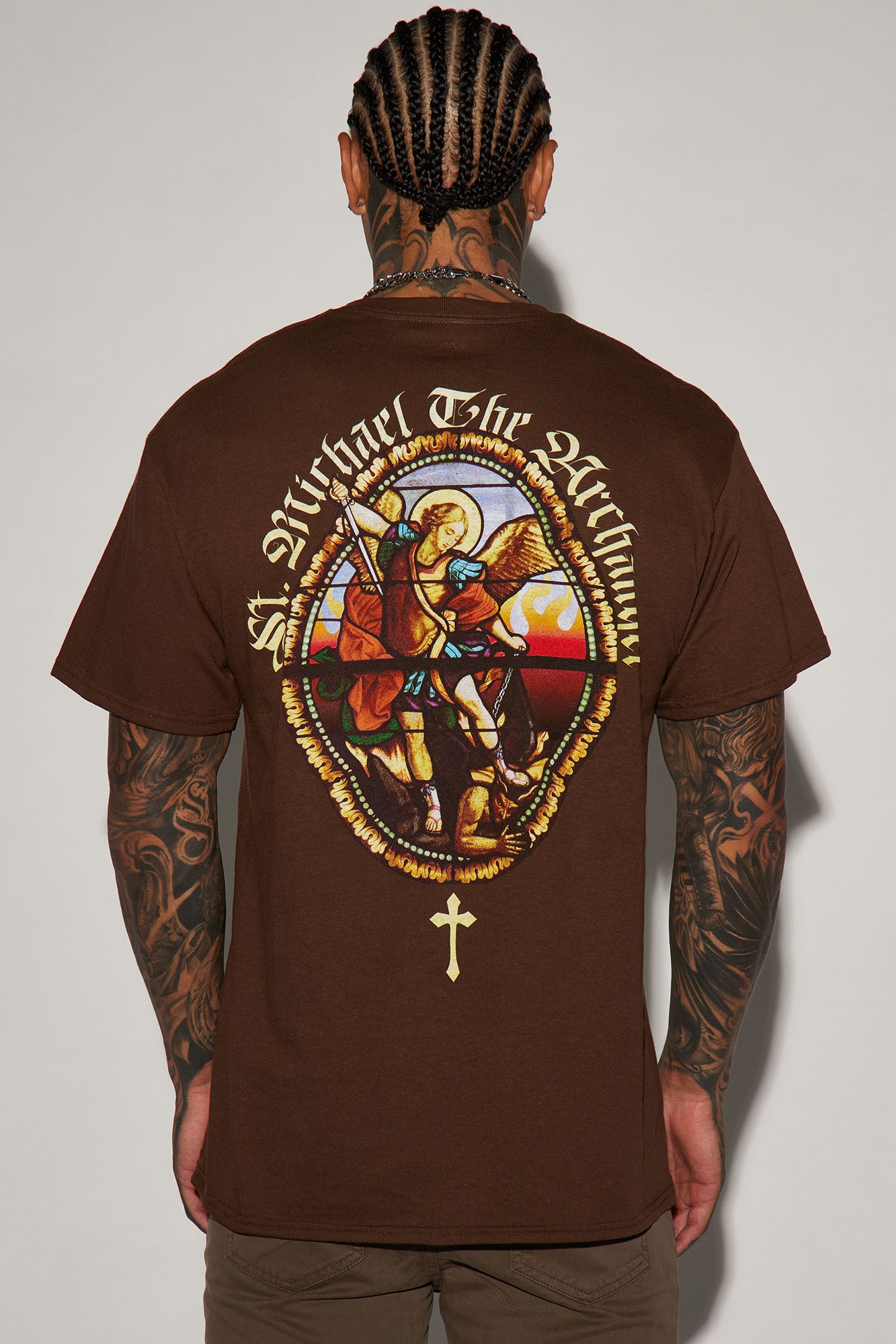 The Archangel Stained Glass Short Sleeve Tee