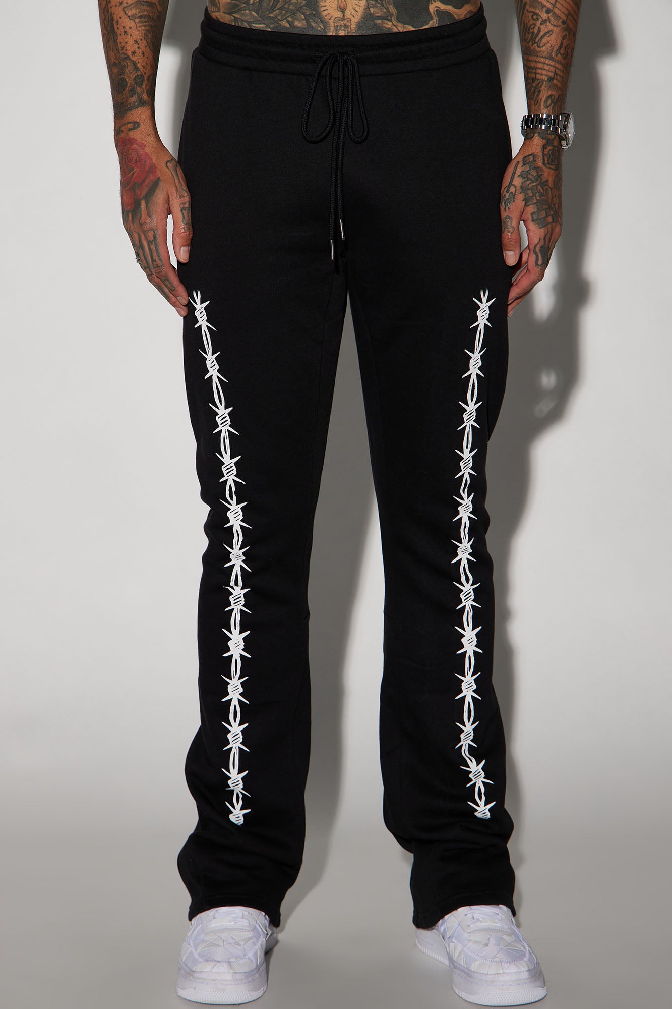 Barbwire Flared Sweatpants