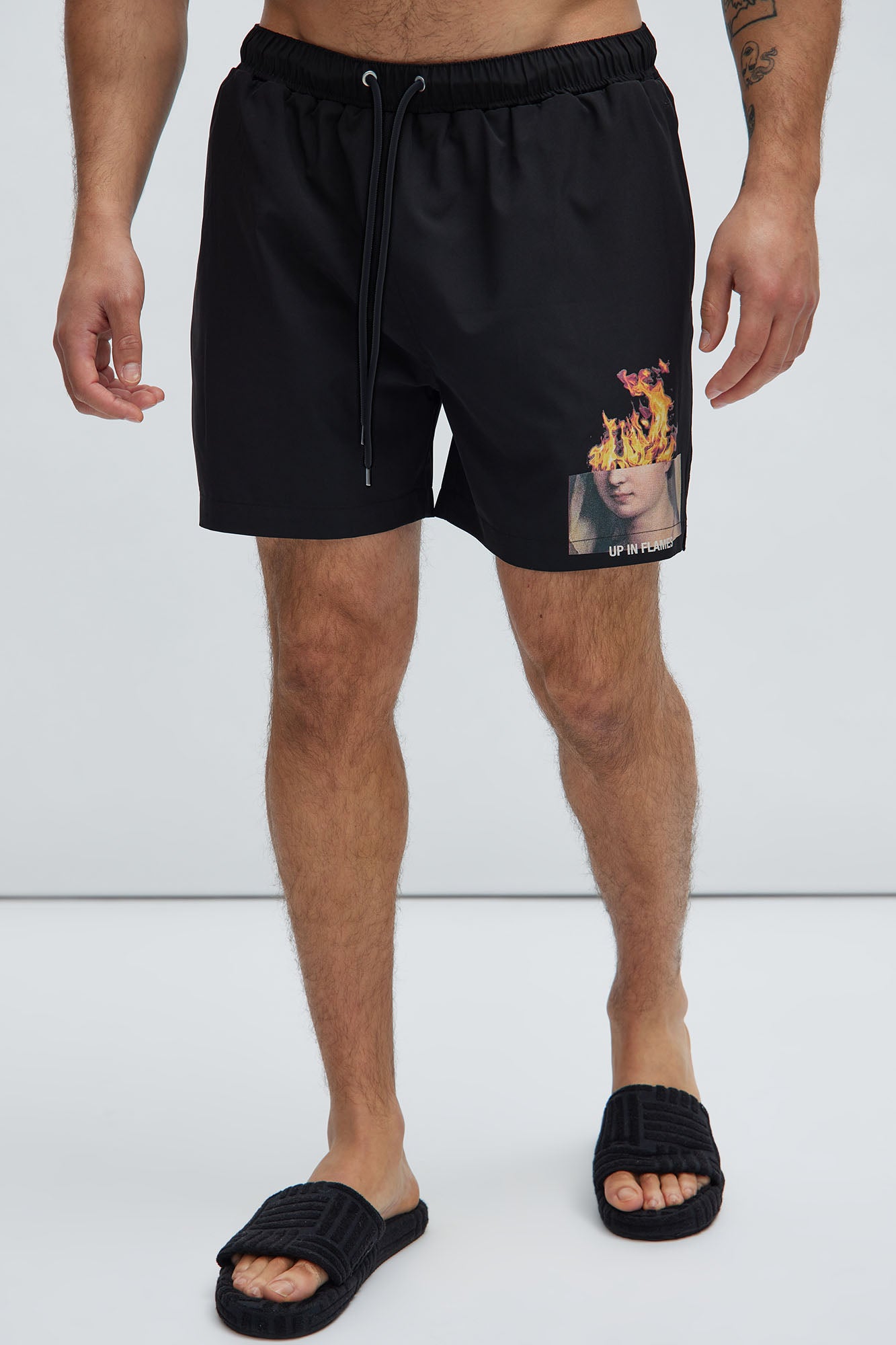 Up In Flames Swim Mid Trunk