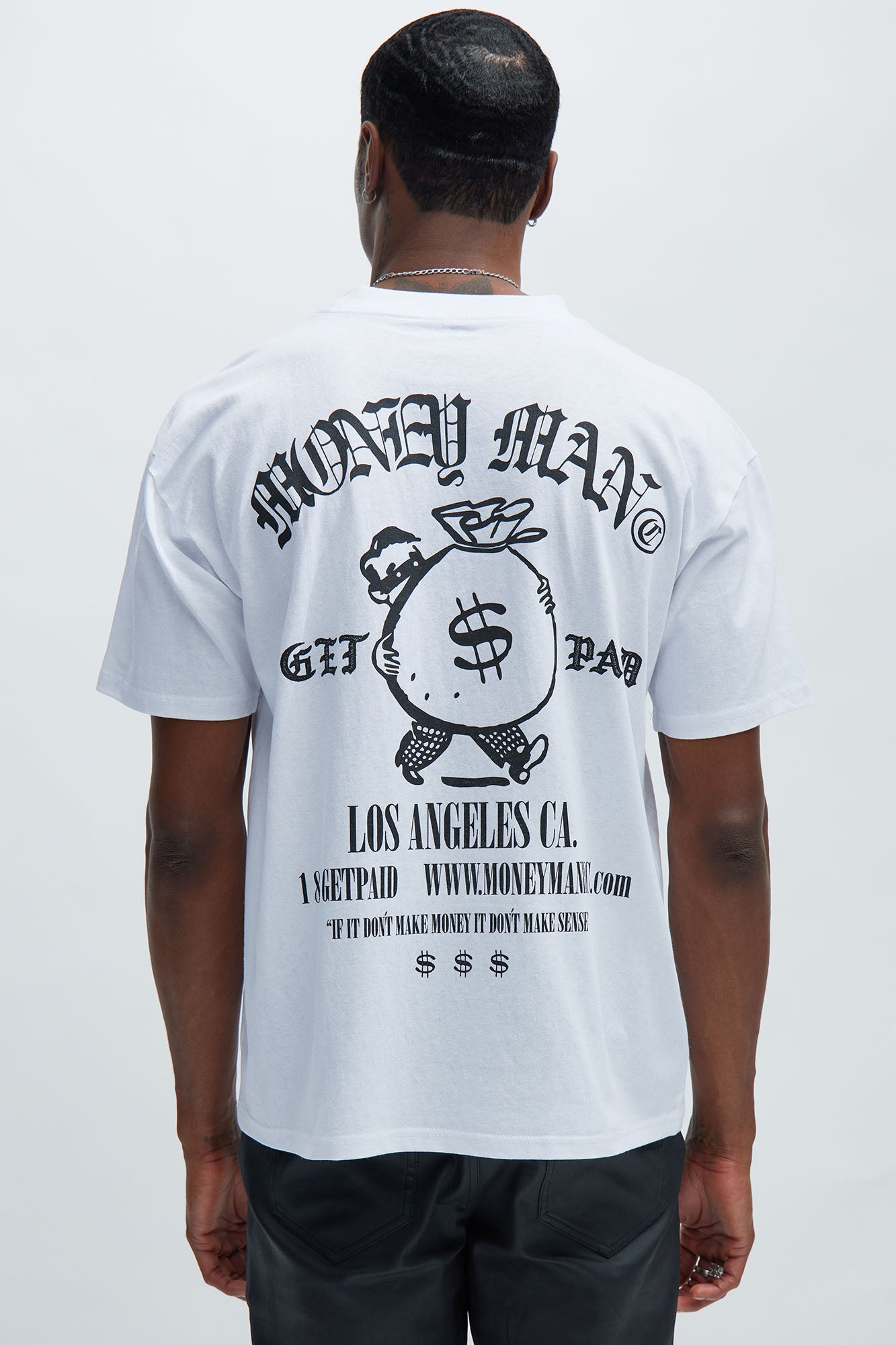 Money Man Oversized Short Sleeve Tee