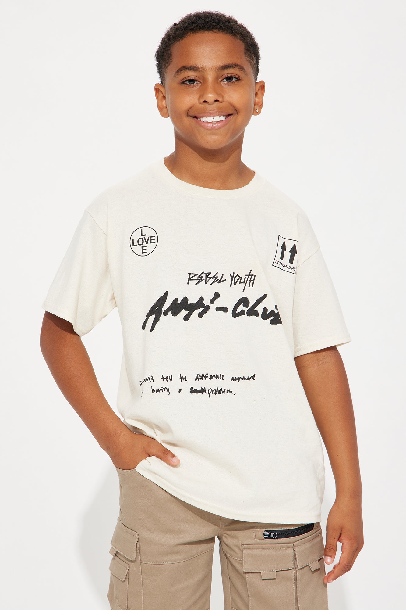 Mini Rebel Youth Anti-Club Short Sleeve Tee