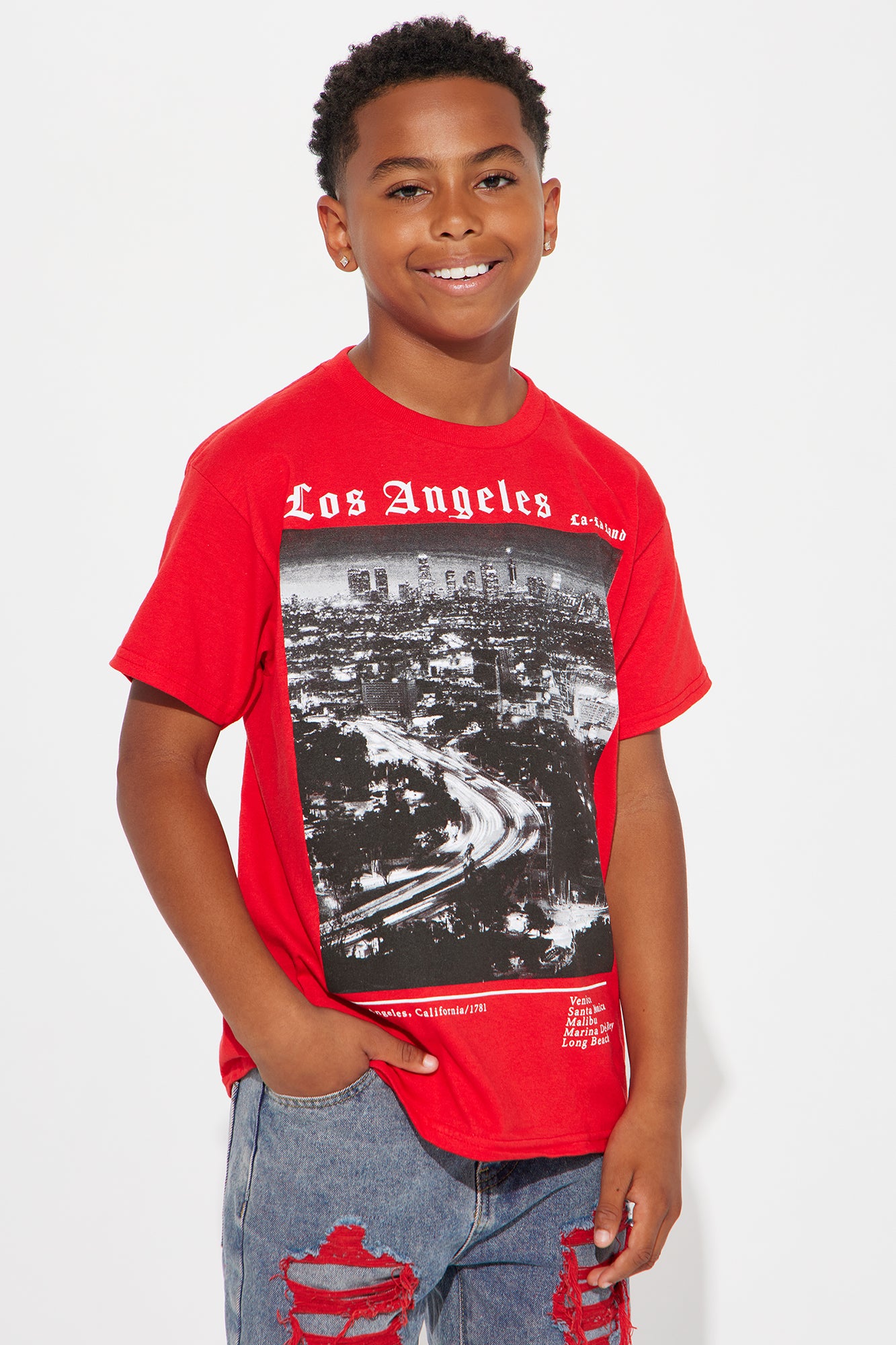 Mini LA City Lights Short Sleeve Tee
