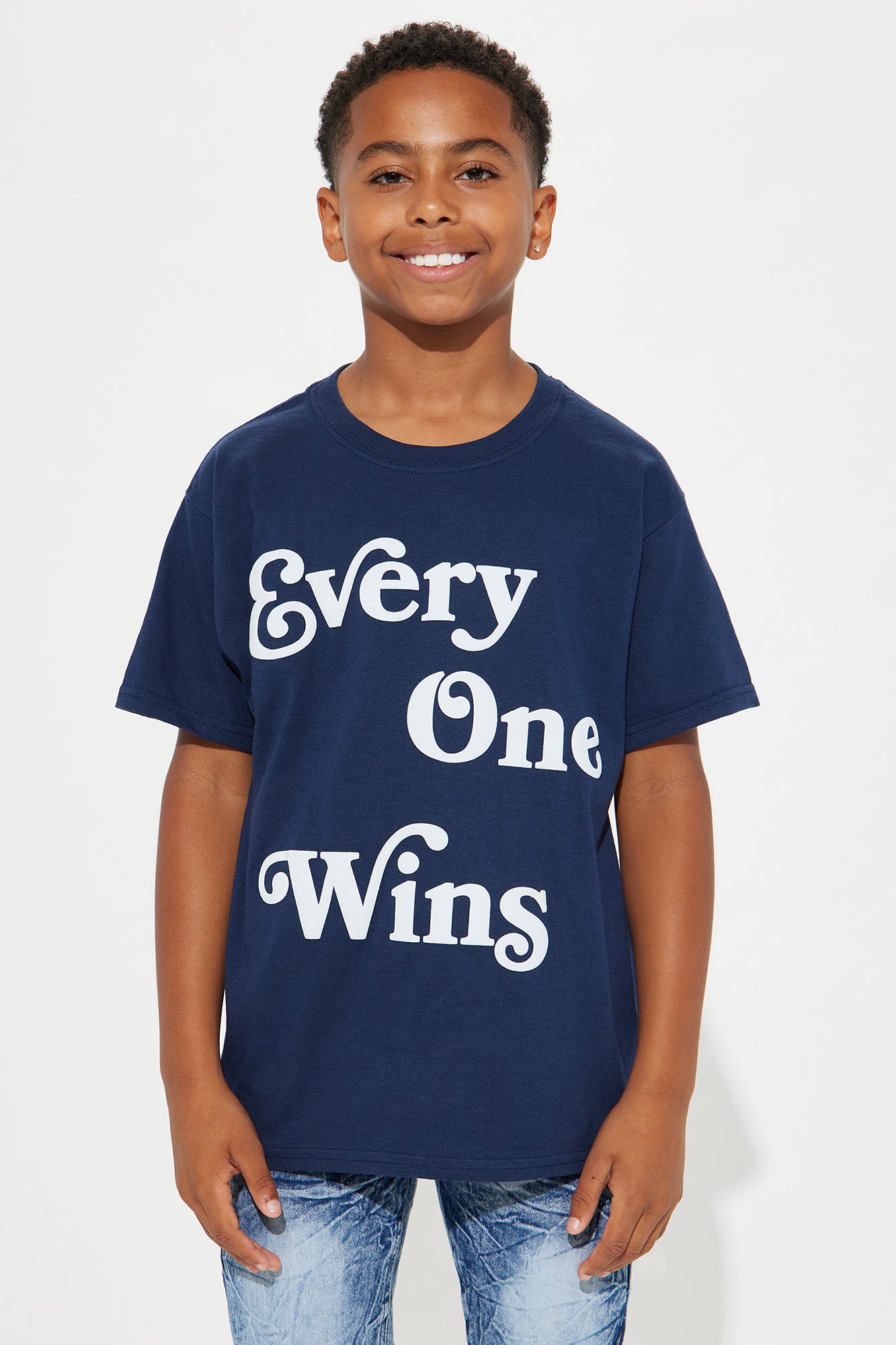 Mini Everyone Wins Oversize Short Sleeve Tee
