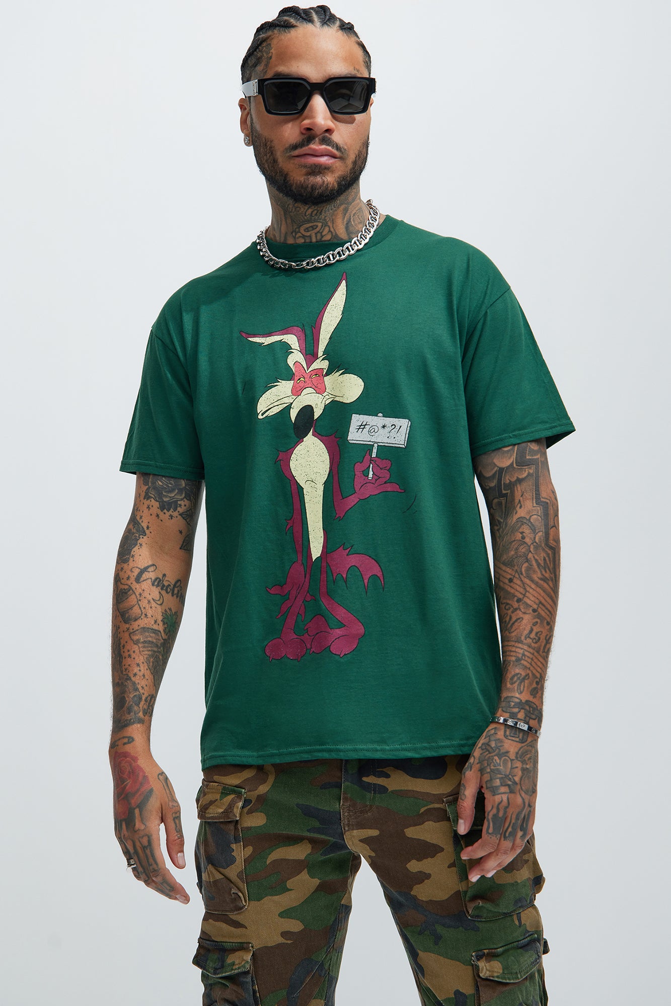 Wile E. Coyote THE END Sign Short Sleeve Tee