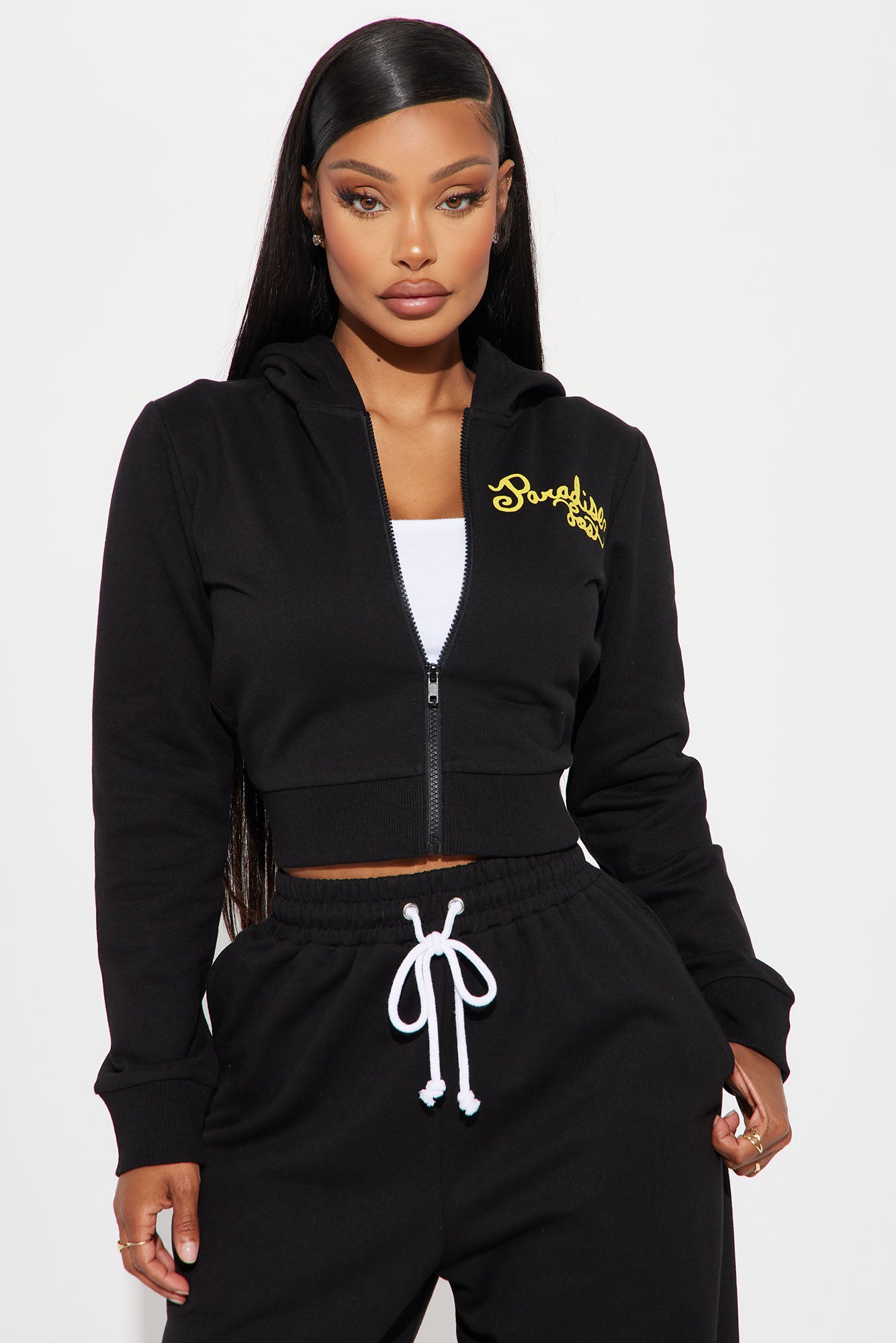 Panther Paradise Lost Zip Front Hoodie