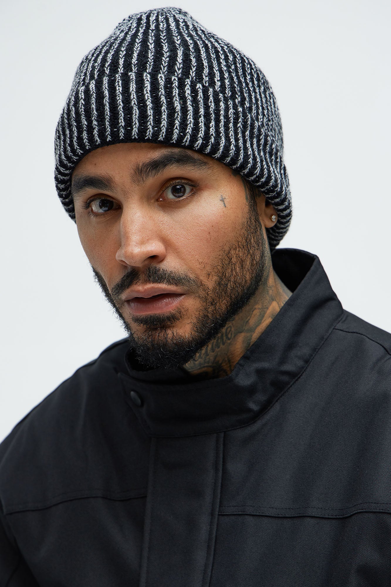 Lined Knitted Ribbed Beanie