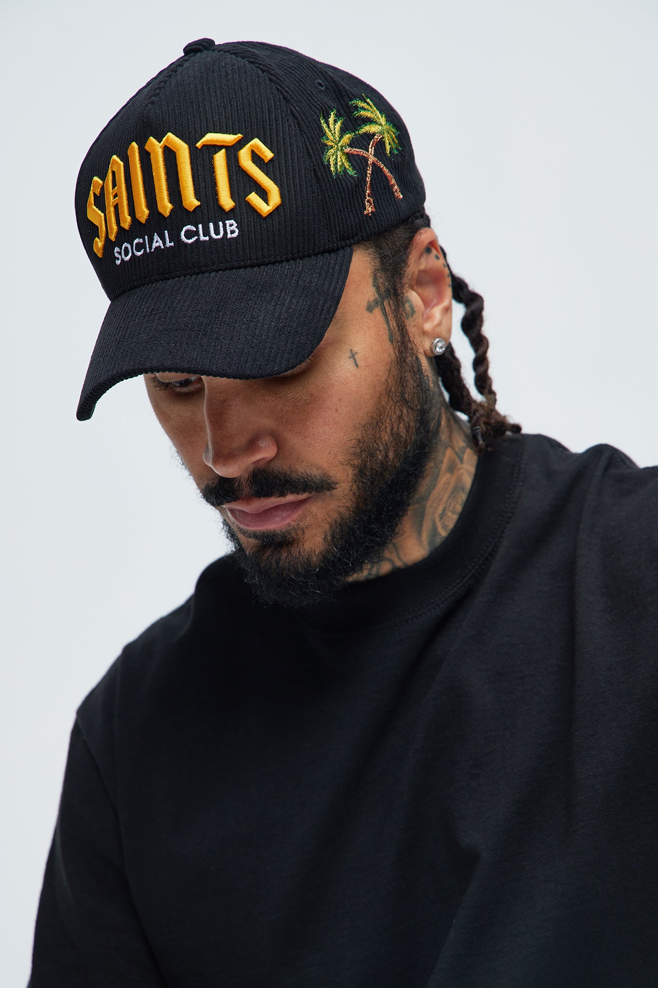 Saints Social Club Corduroy Snapback Hat