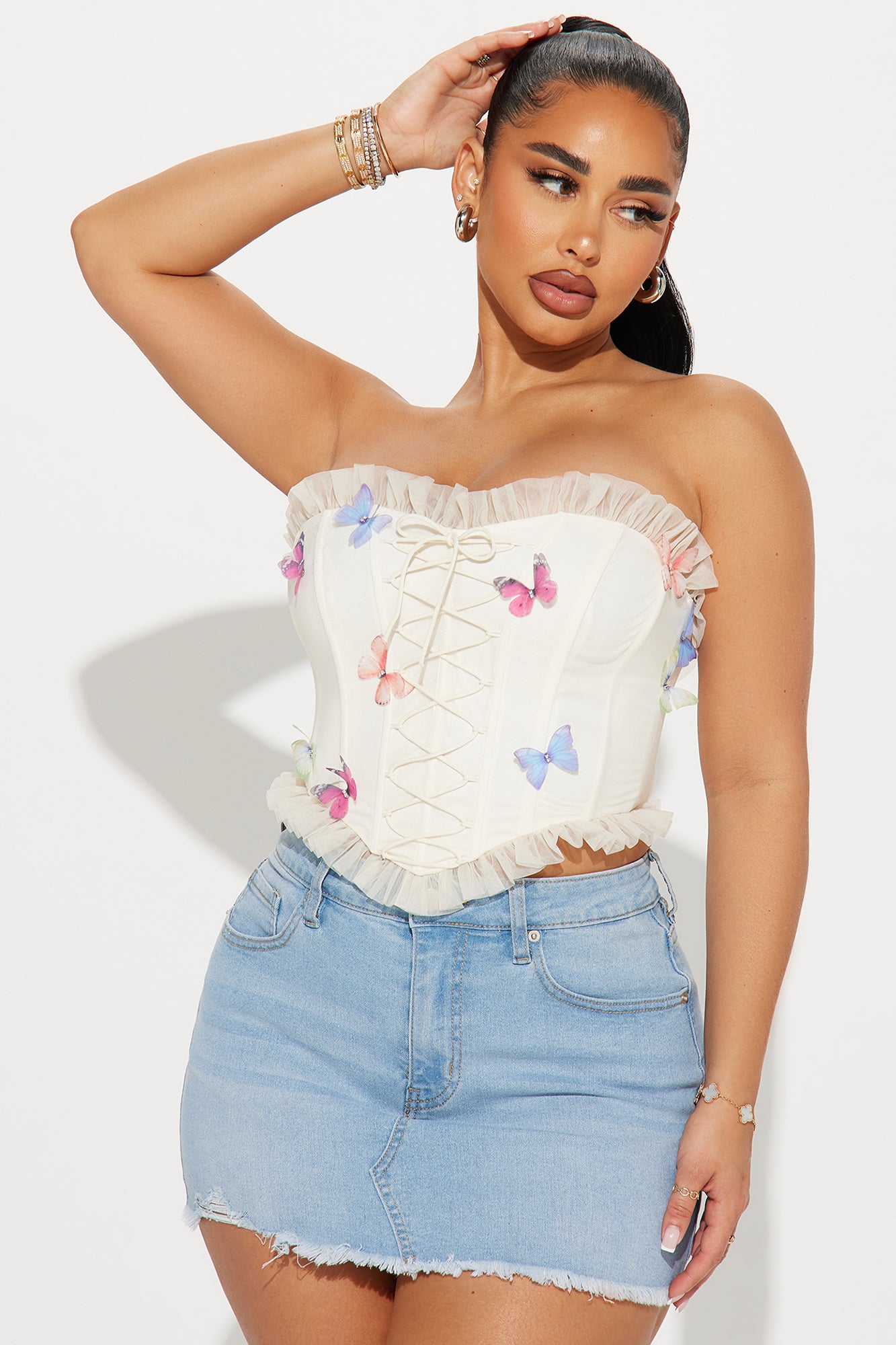 Mariposa Mesh Corset Top