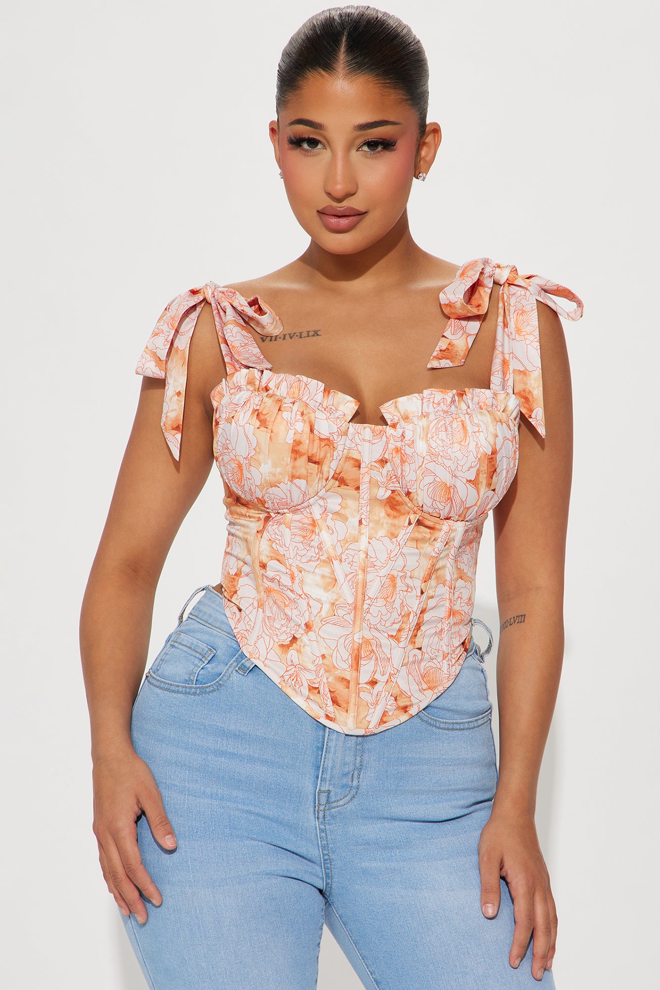 Perfect Picnics Floral Corset Top