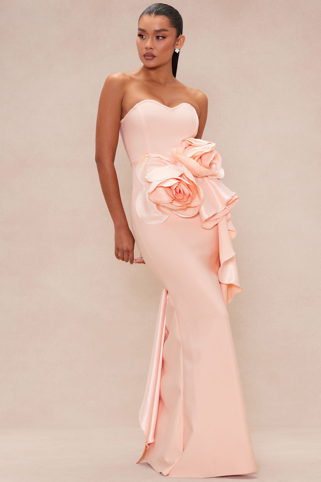Nadia Flower Bandage Gown