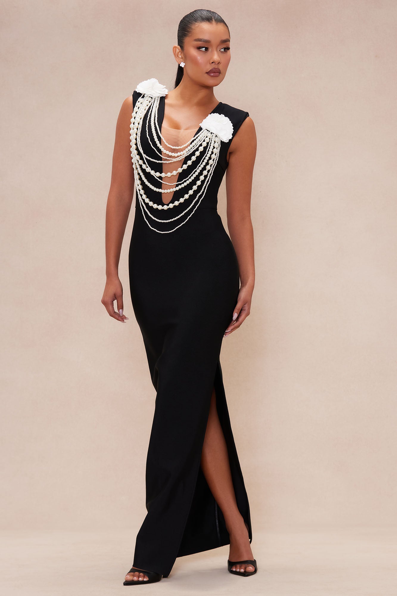 Cheyenne Pearl Bandage Gown