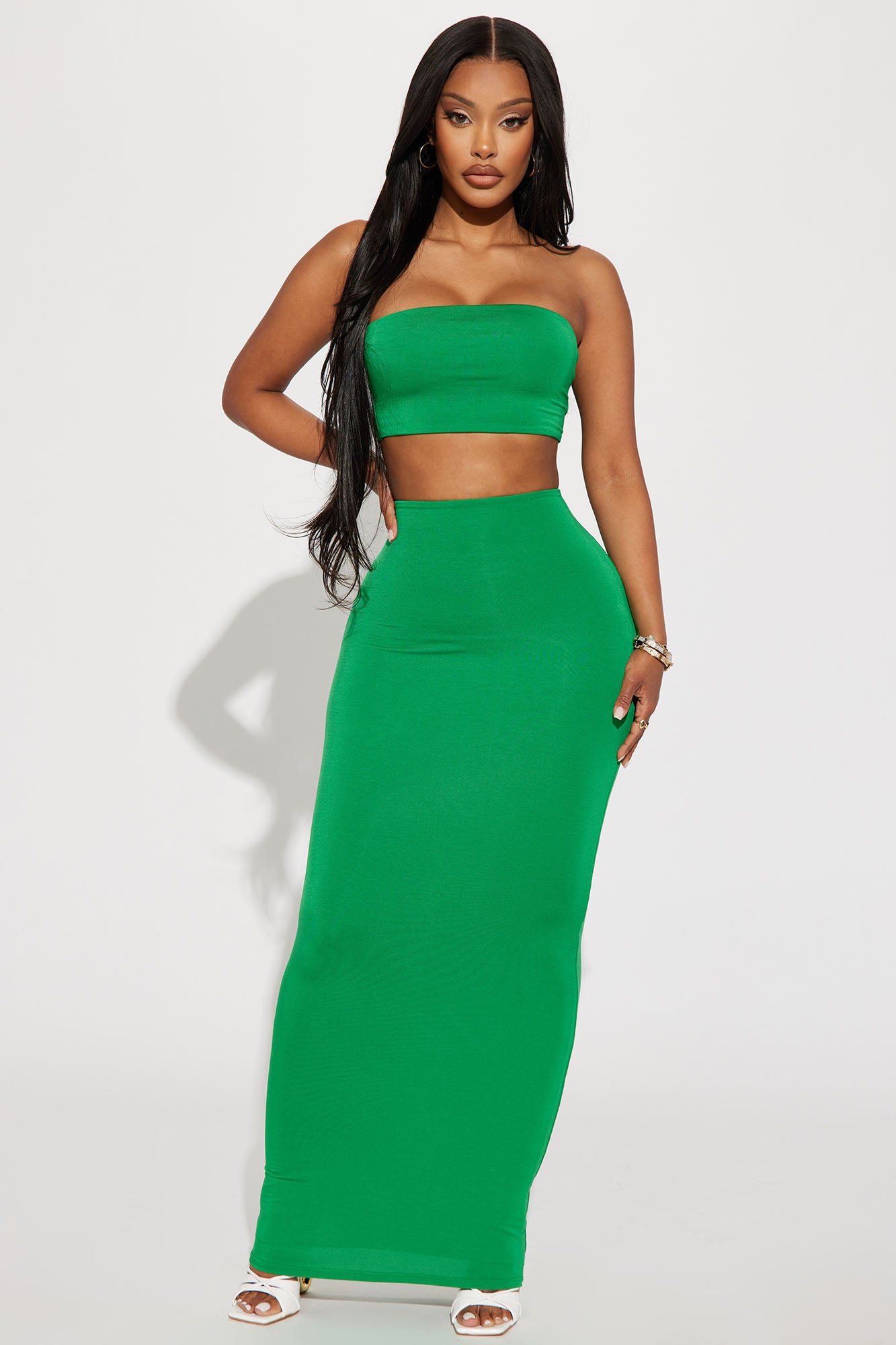 Another Time Double Lined Skirt Set