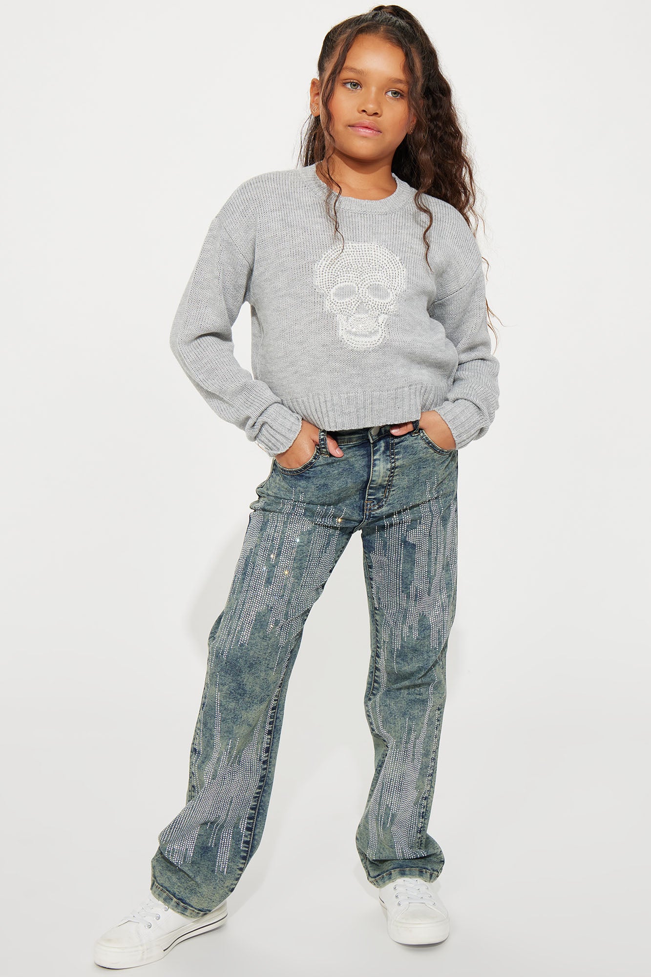 Mini Check This Rhinestone Jeans