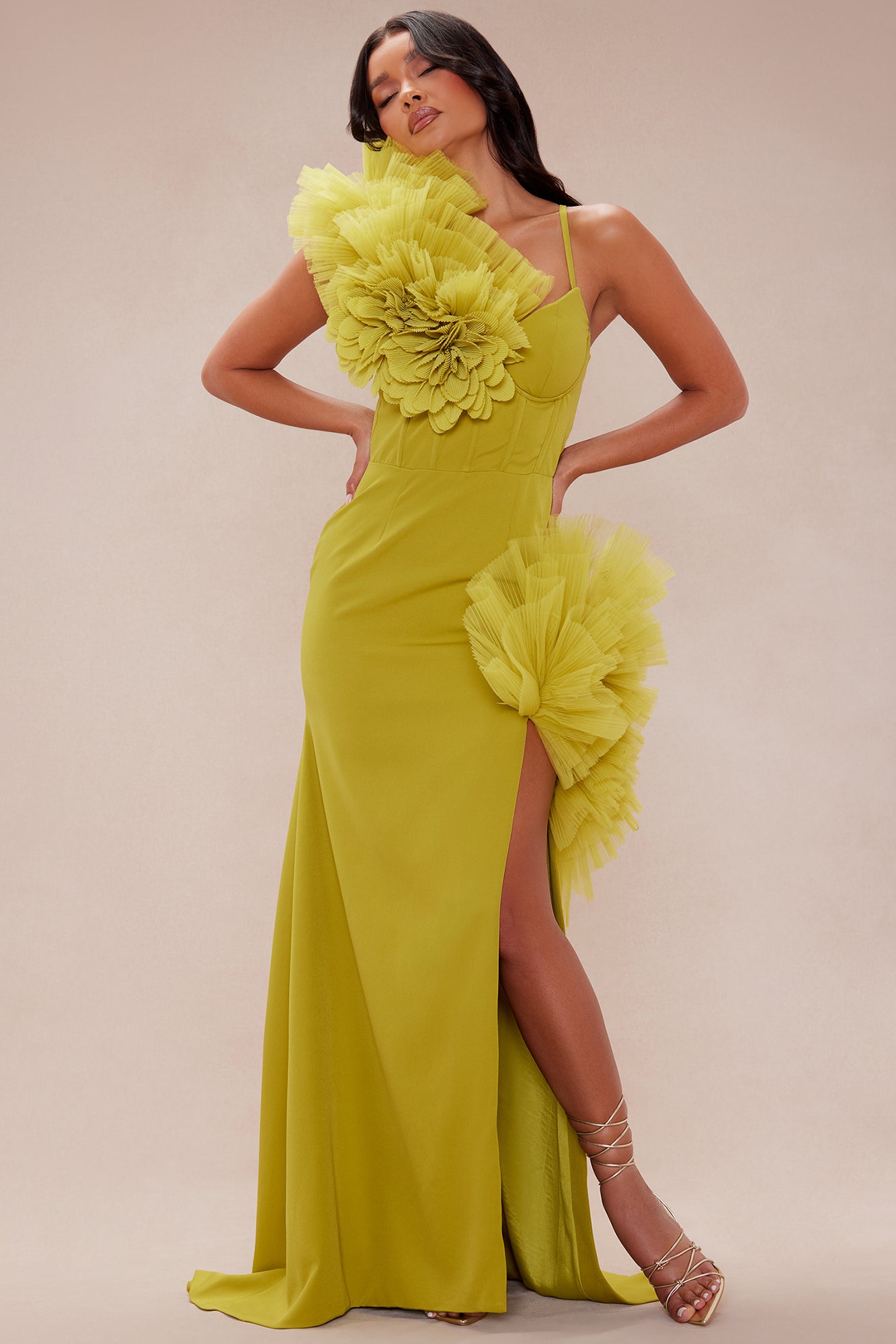 Sarafina Ruffle Maxi Dress