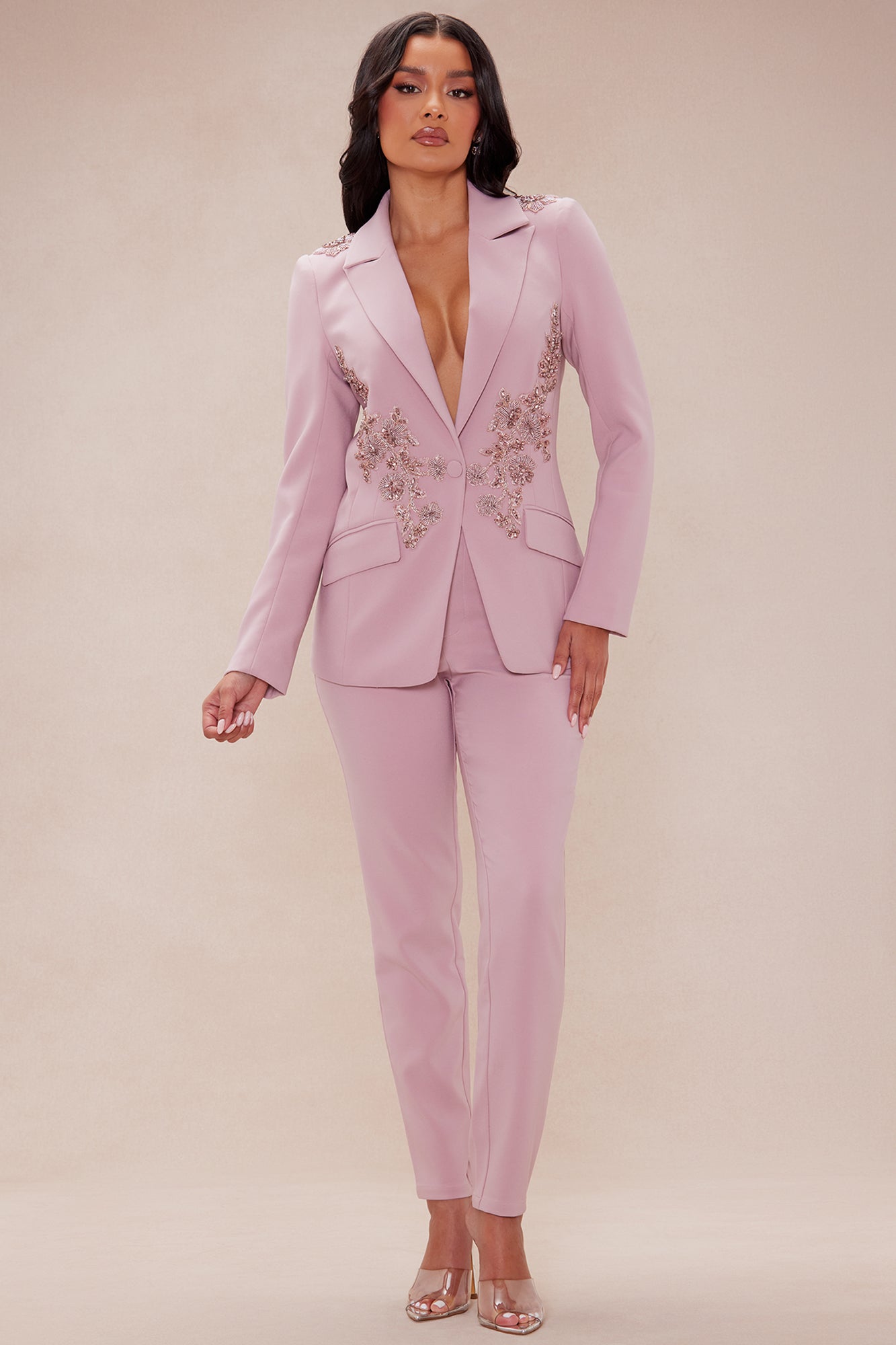 Steal The Show Rhinestone Suit Set