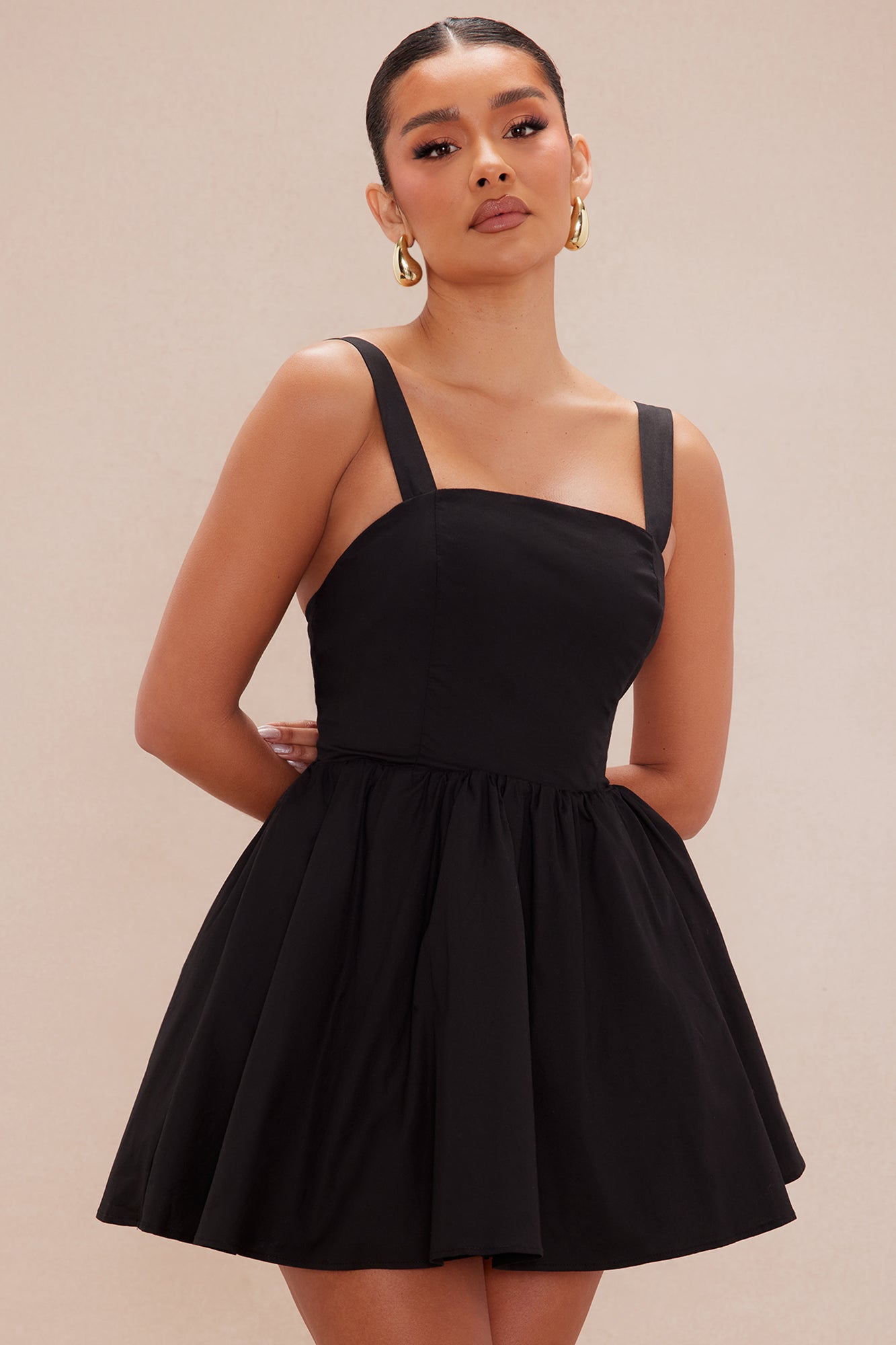 Piper Poplin A Line Mini Dress