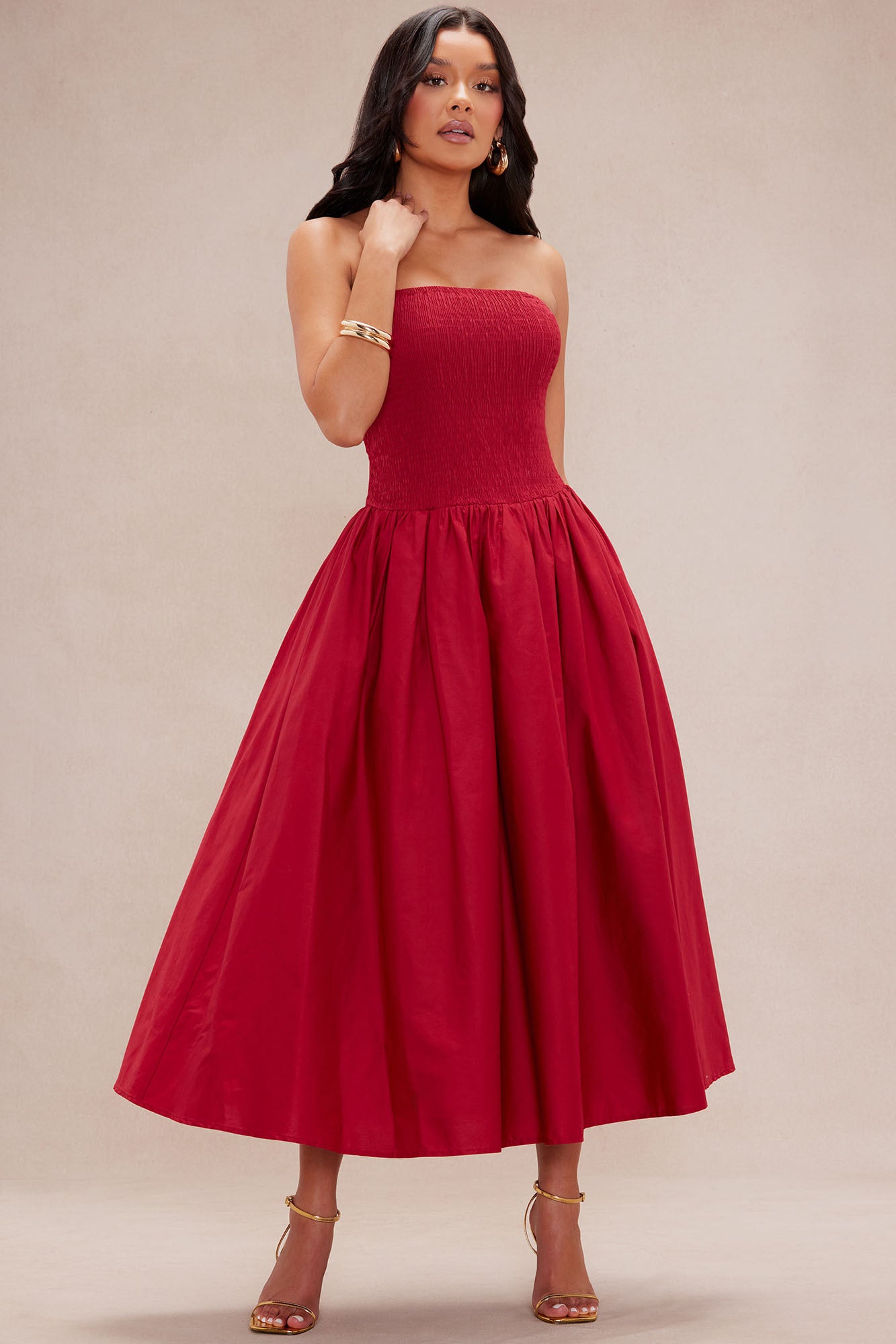 Luckiest Girl Poplin Maxi Dress