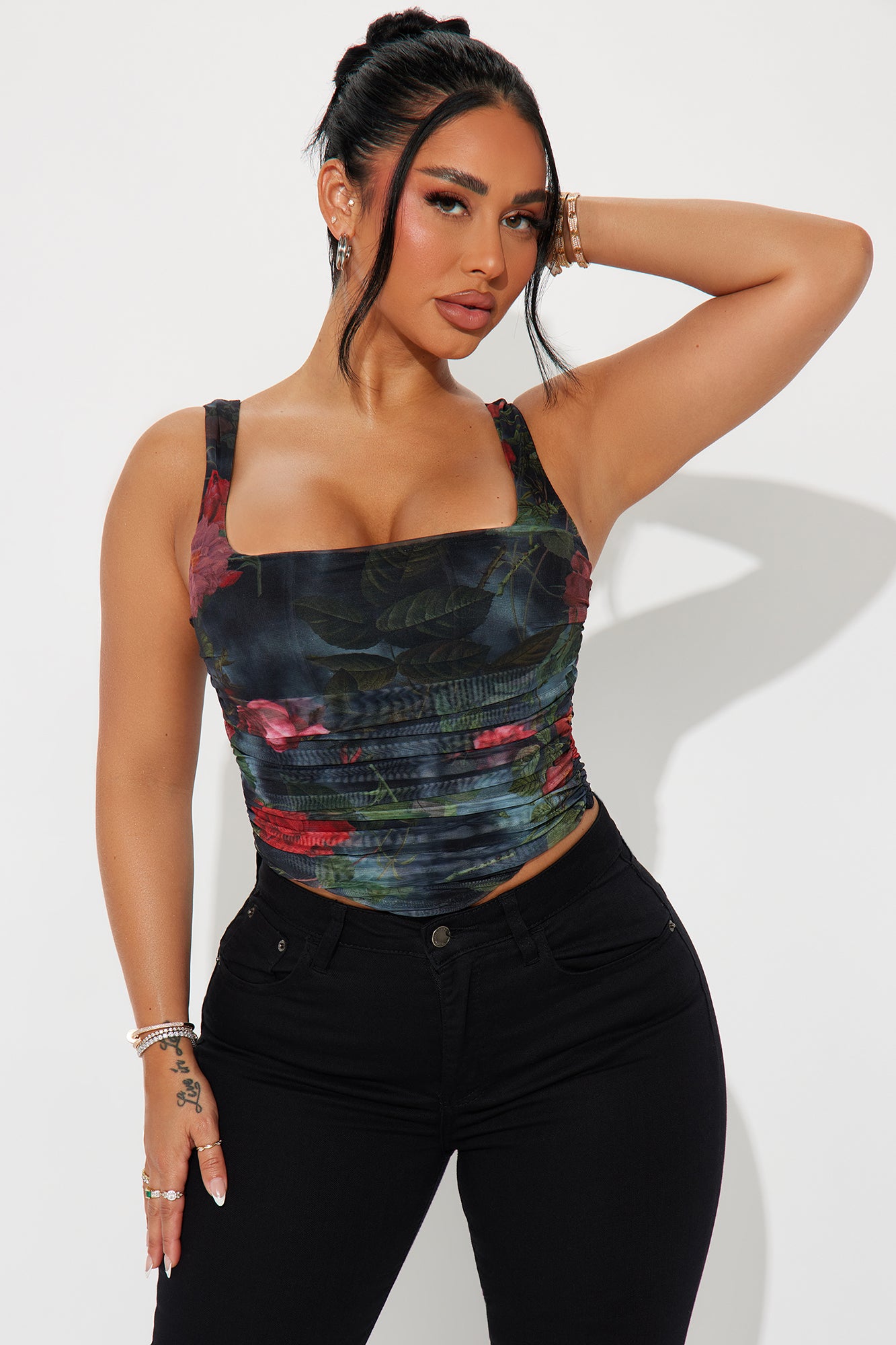 Find You Love Floral Corset Top