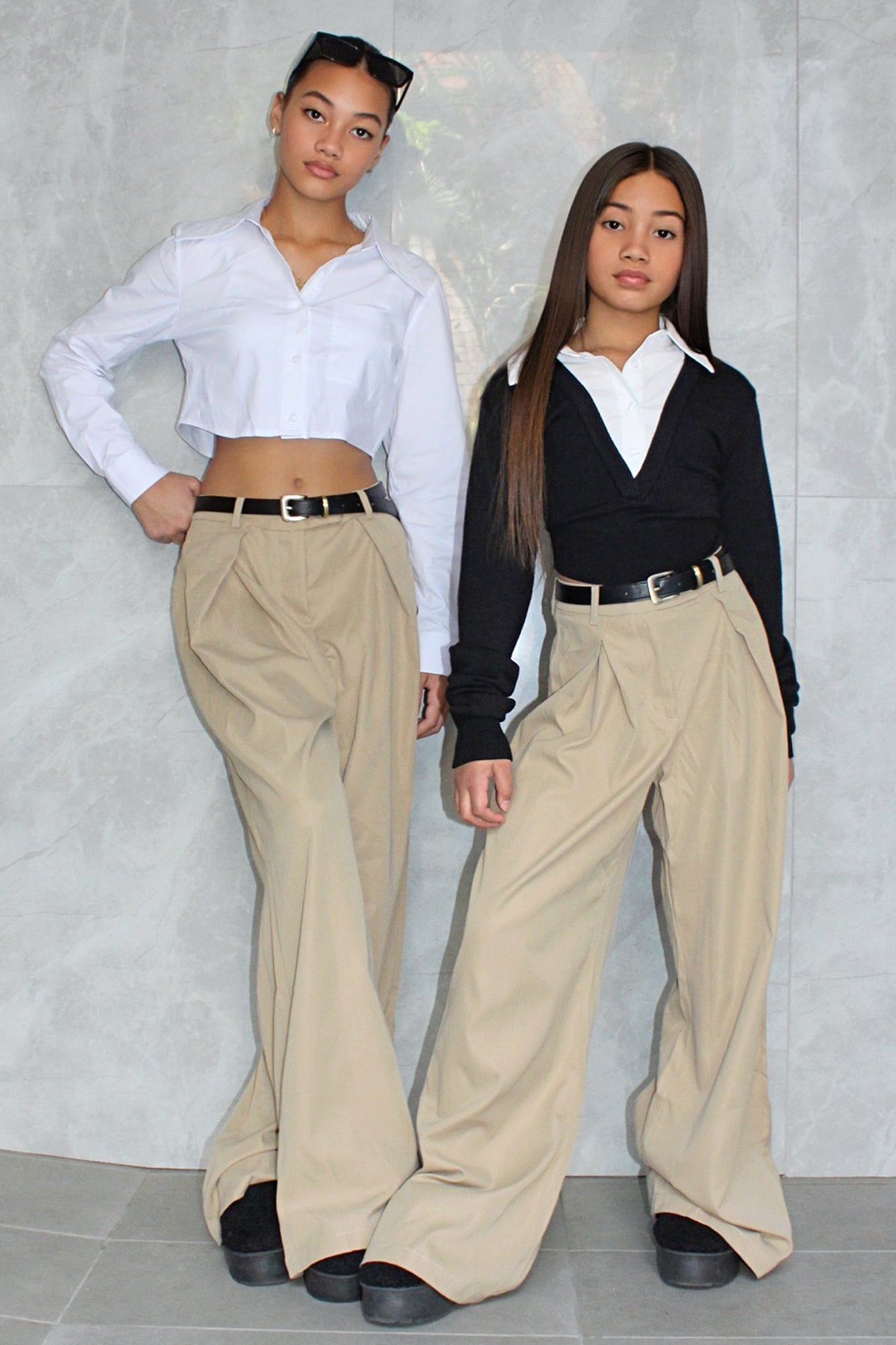 Mini Business Casual Belted Trouser